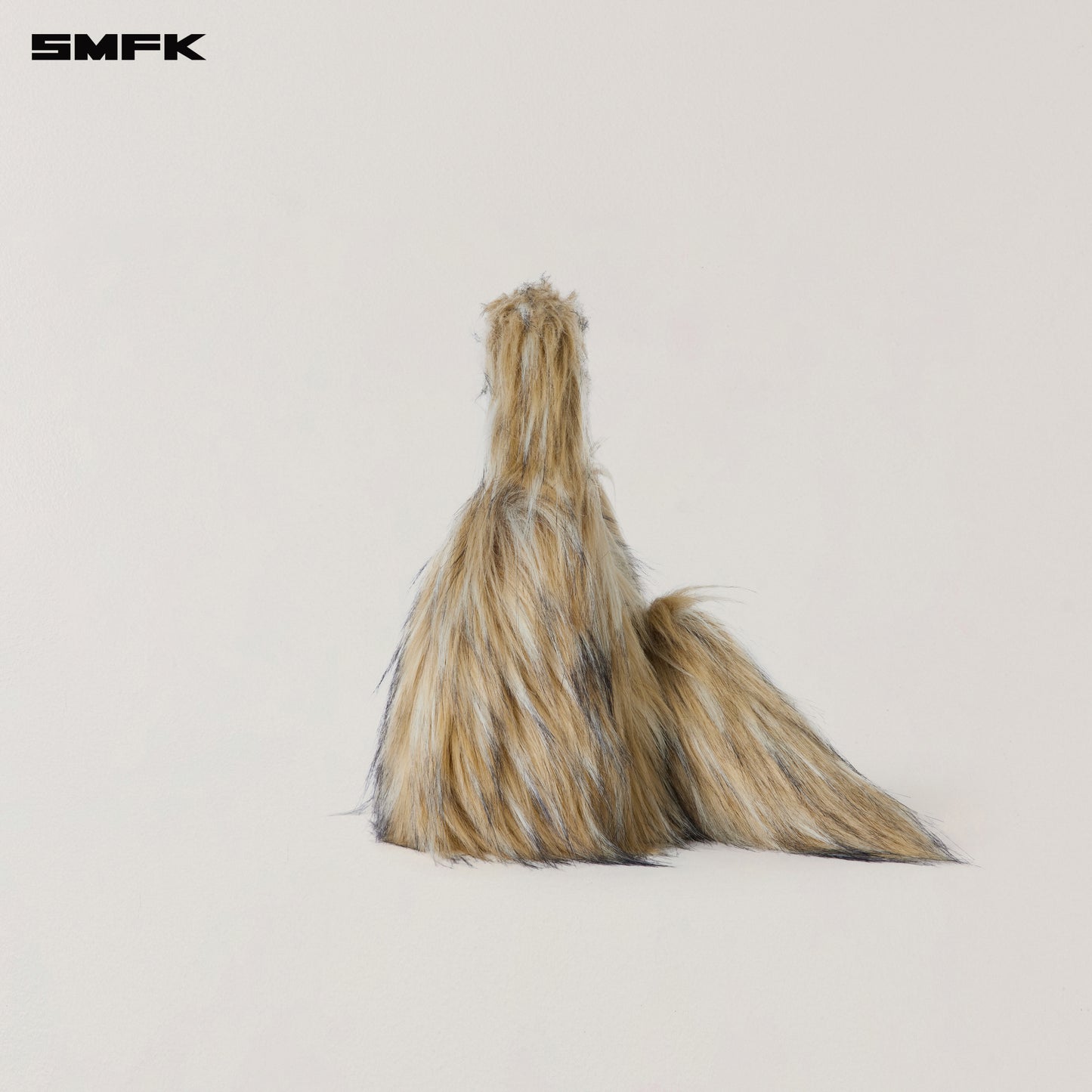 COMPASS COBBLE FURRY BAG/SMALL/ WOLF BROWN