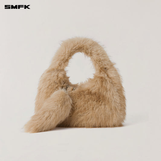 COMPASS COBBLE FURRY BAG/SMALL/ SAND