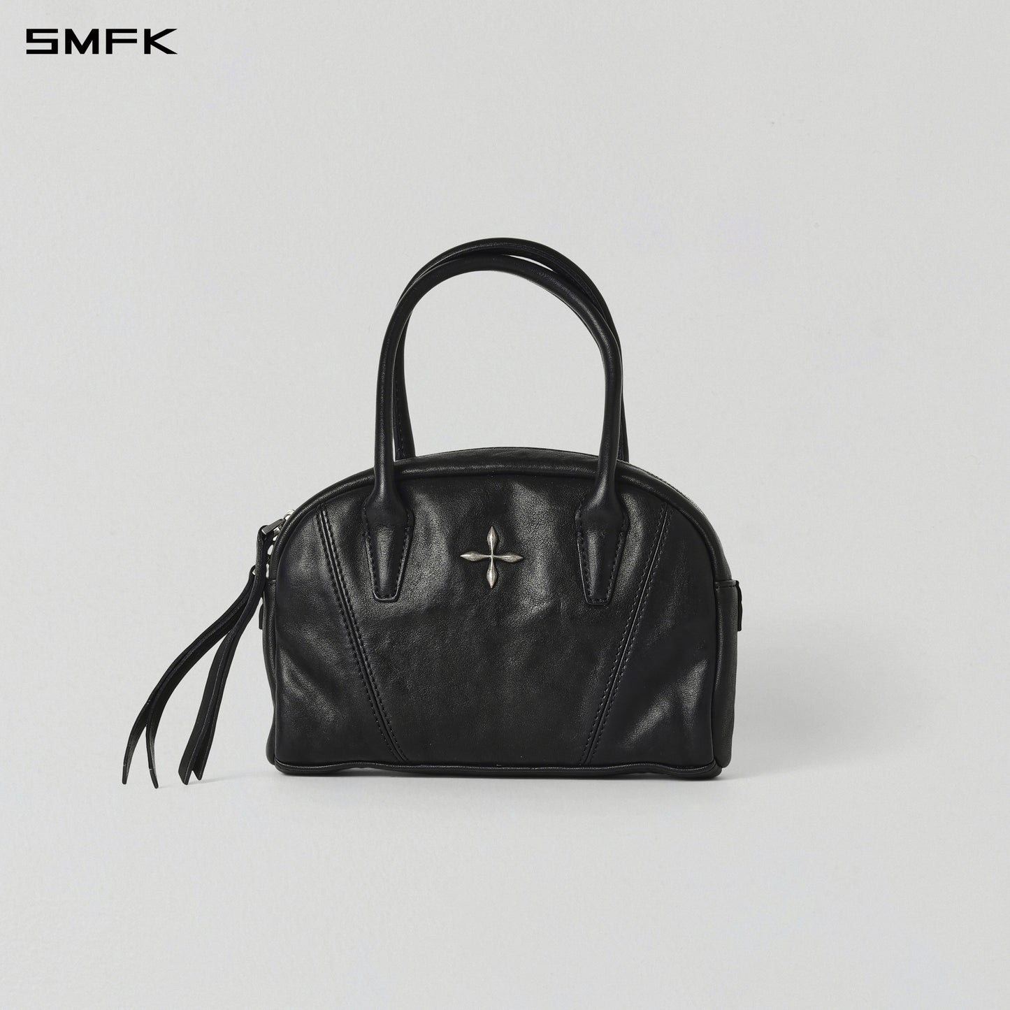 VINTAGE DETACHED LEATHER HANDBAG/SMALL