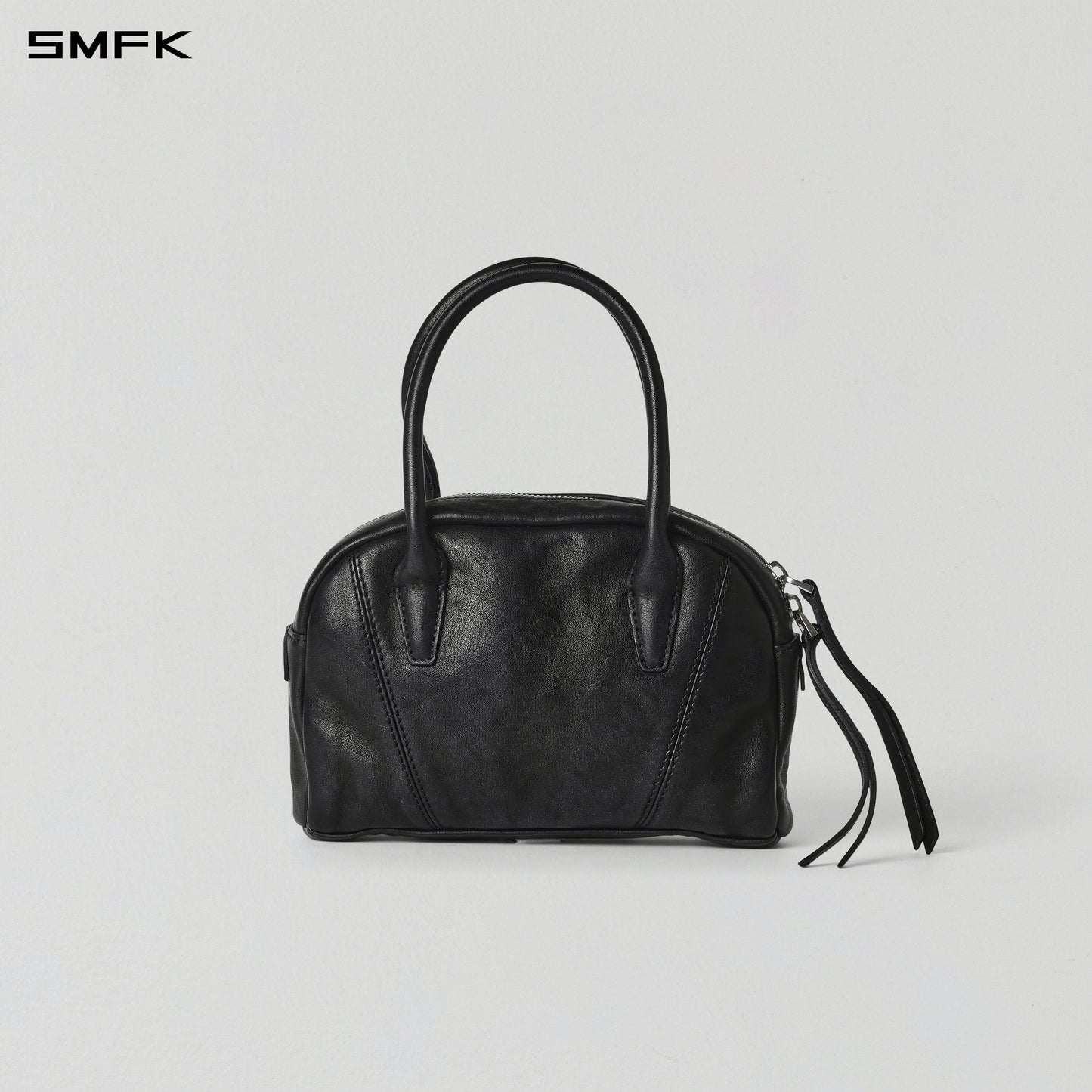 VINTAGE DETACHED LEATHER HANDBAG/SMALL