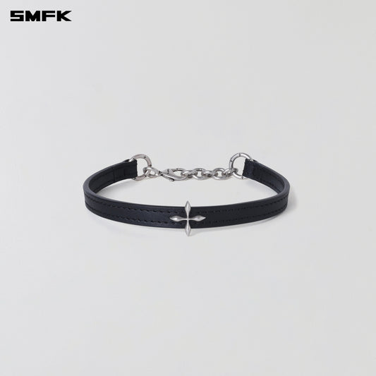 MIRAGE MIRROR LEATHER CHOCKER/SMALL