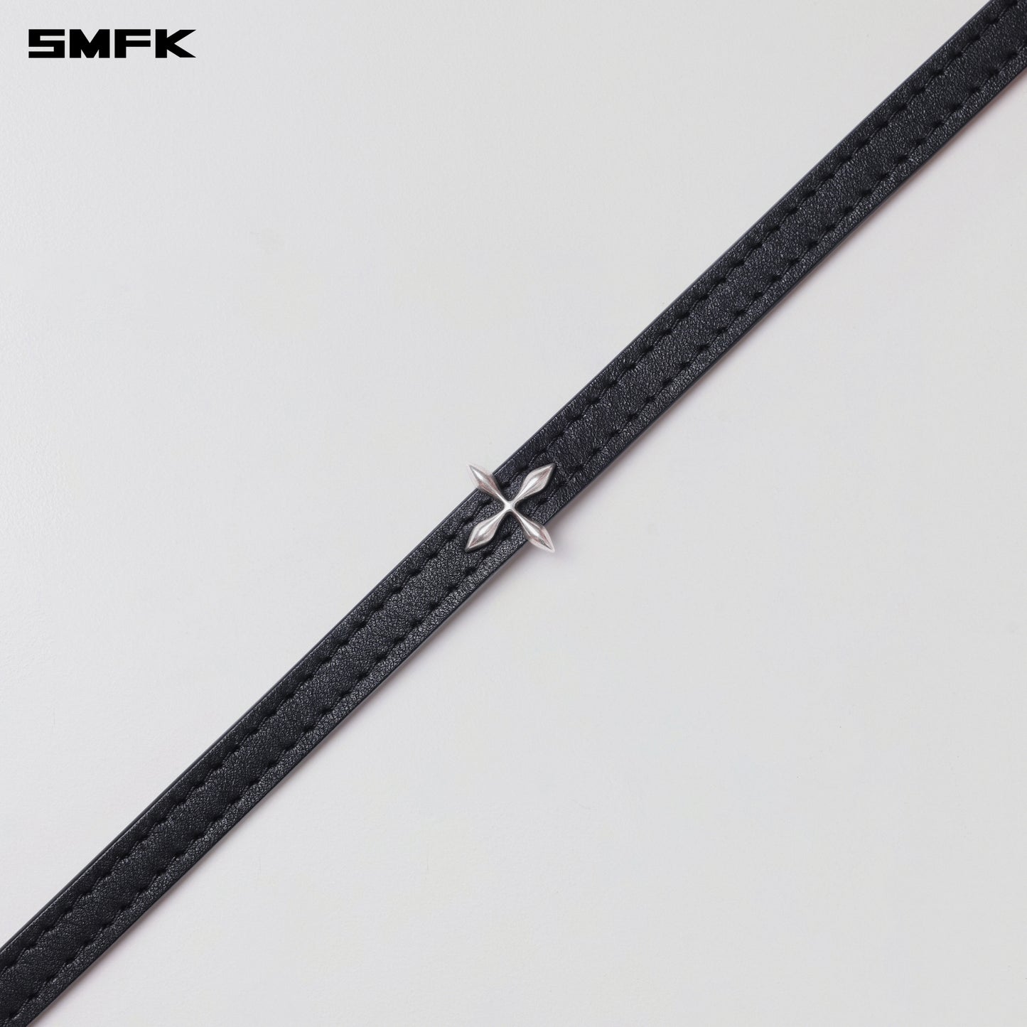 MIRAGE MIRROR LEATHER CHOCKER/SMALL