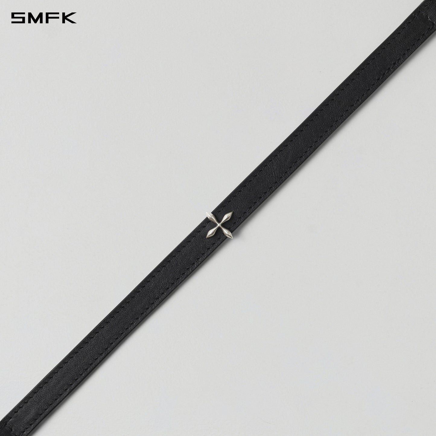 MIRAGE MIRROR LEATHER CHOKER