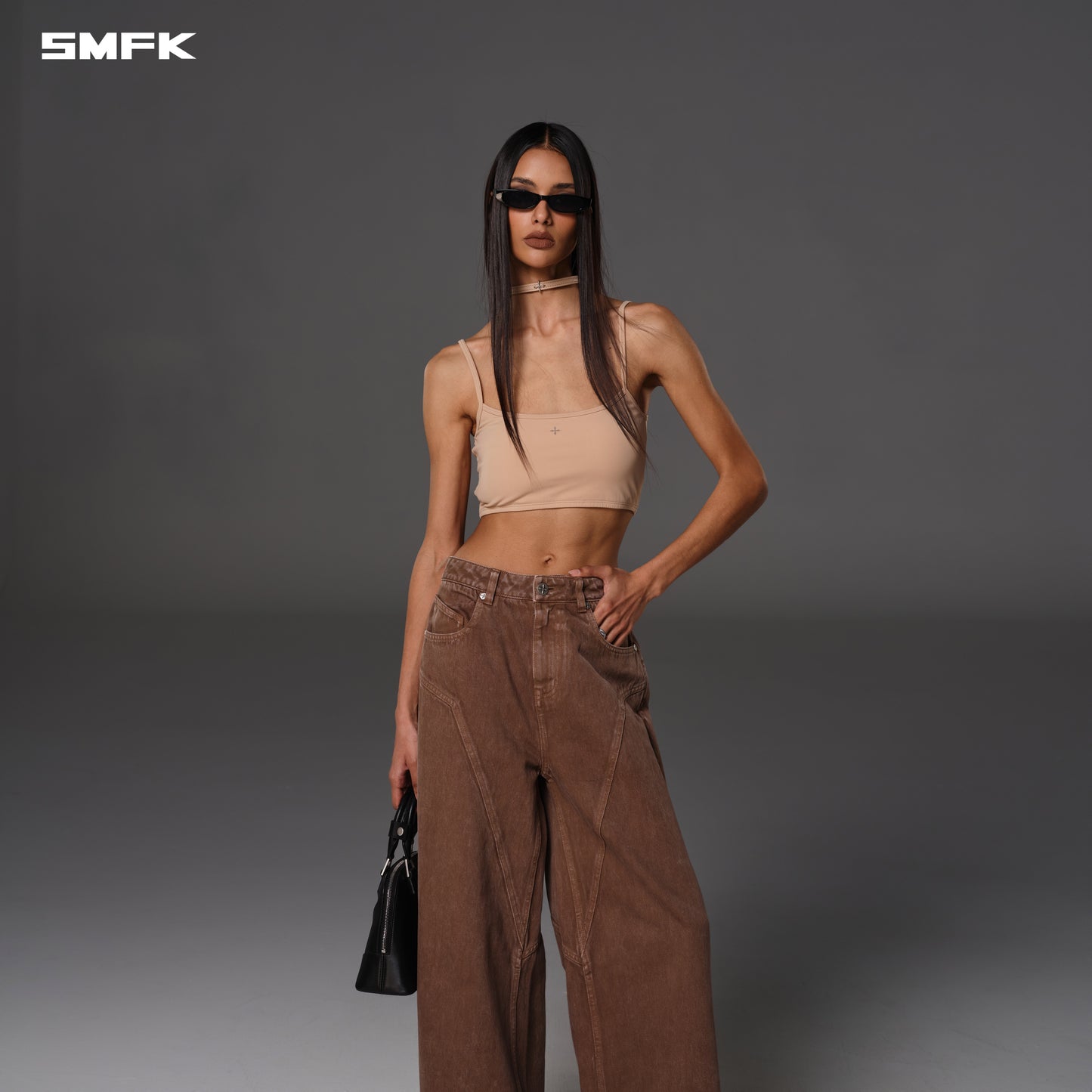 MIRAGE MIRROR LEATHER CHOCKER/SMALL FRESH SKIN