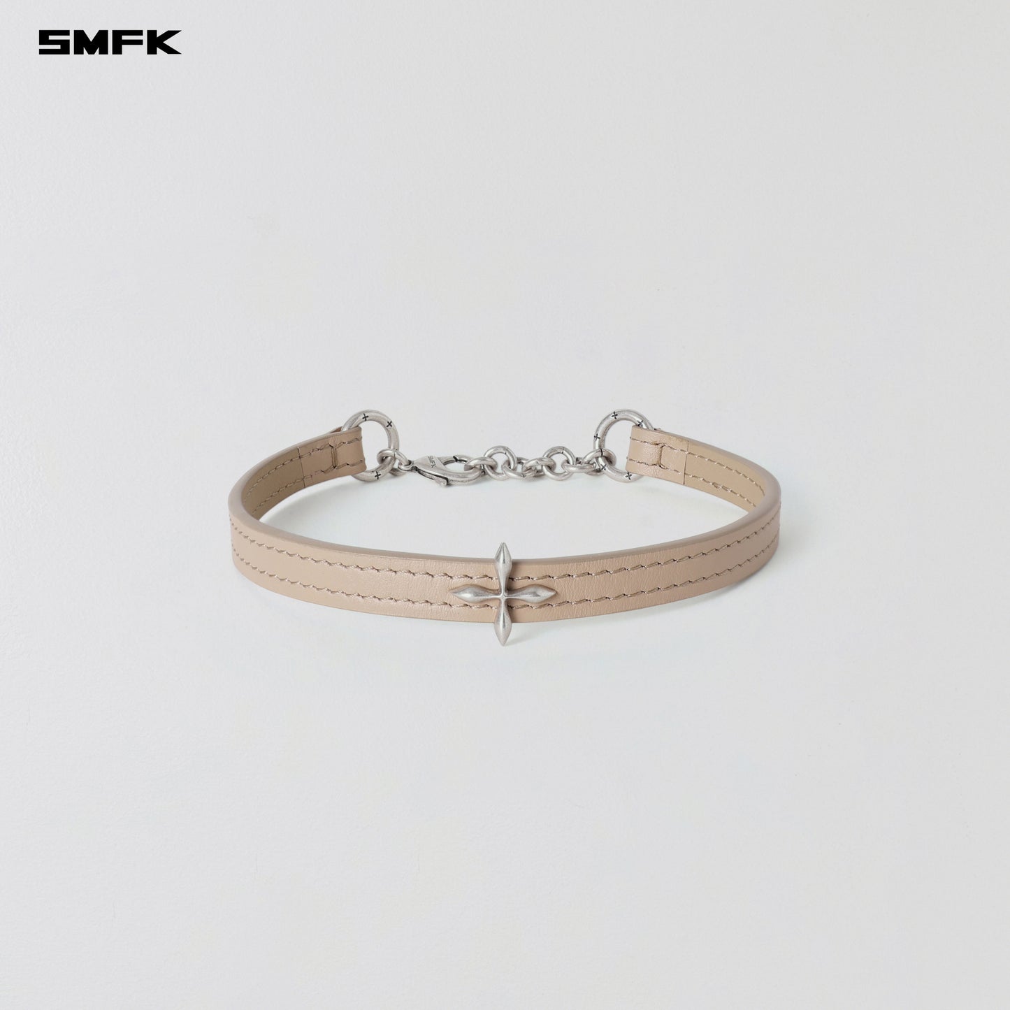MIRAGE MIRROR LEATHER CHOCKER/SMALL FRESH SKIN