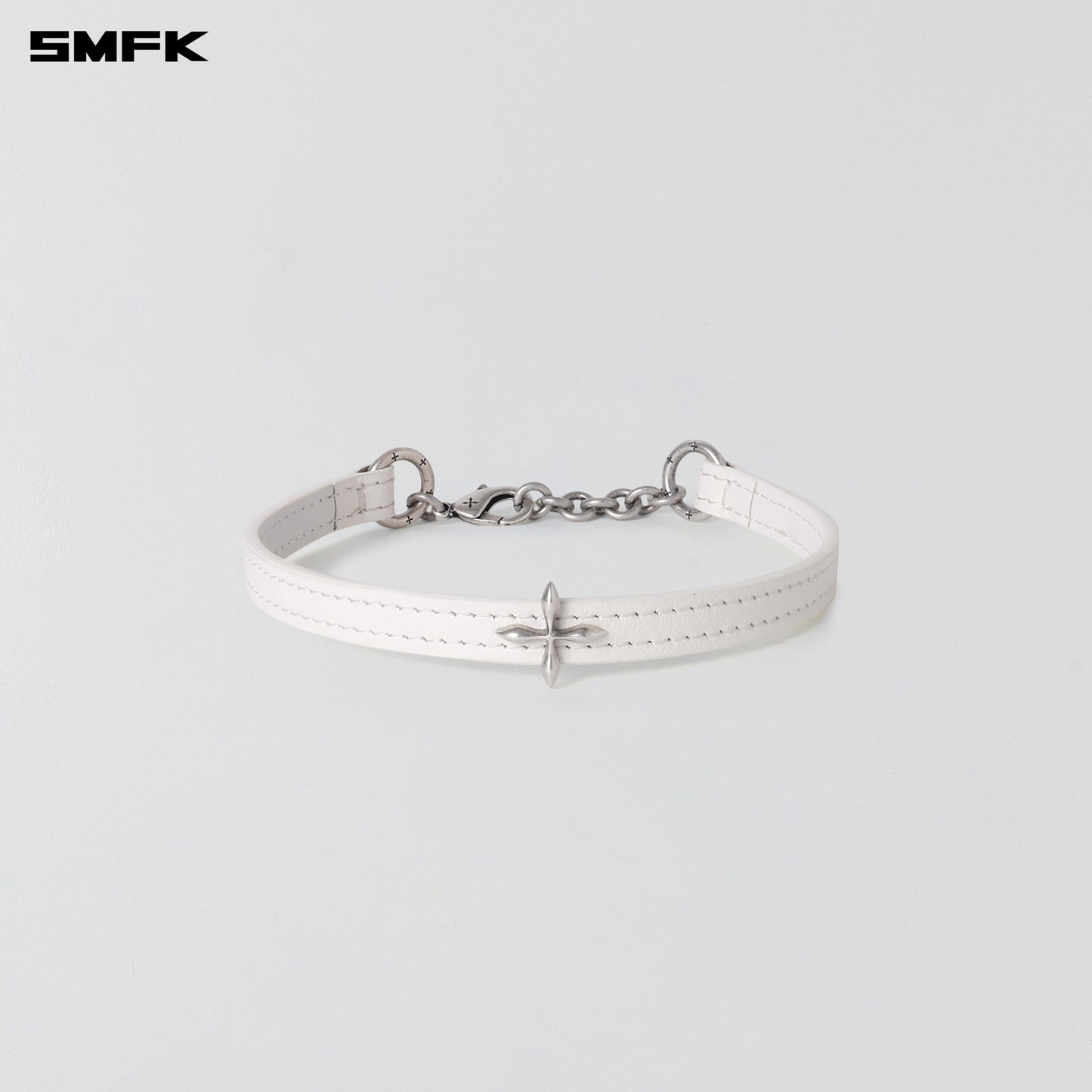 MIRAGE MIRROR LEATHER CHOCKER/SMALL