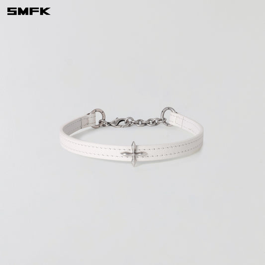 MIRAGE MIRROR LEATHER CHOCKER/SMALL