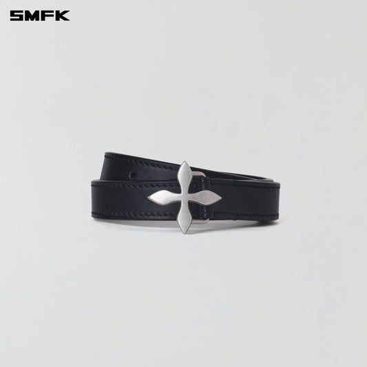 MIRAGE MIRROR LEATHER BELT/THIN