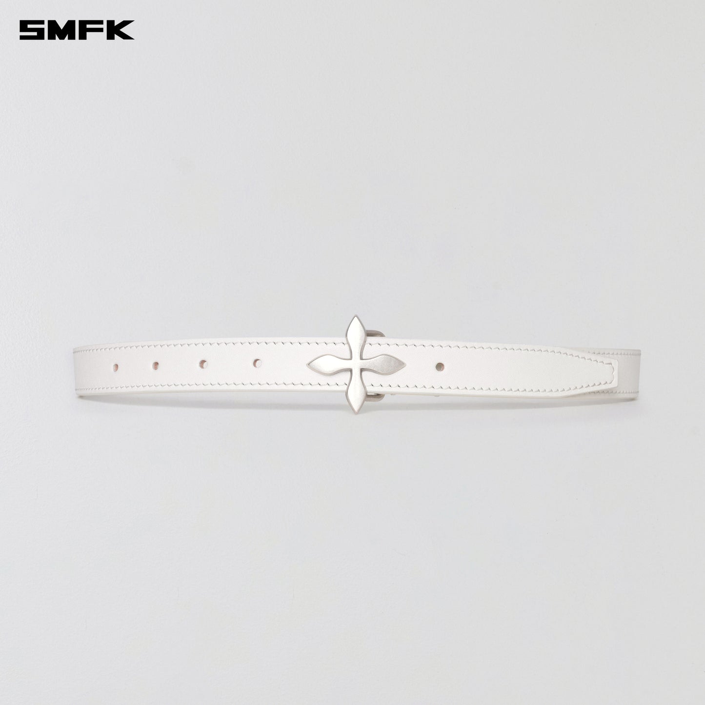 MIRAGE MIRROR LEATHER BELT/THIN