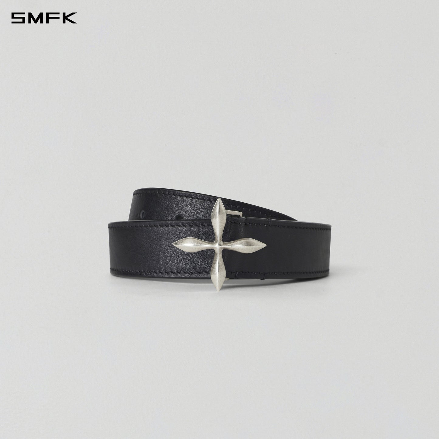COMPASS LEATHER BELT/COW LEATHER/U