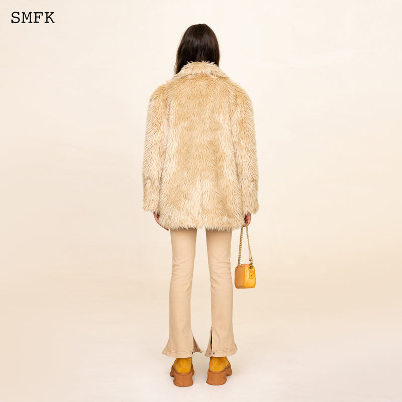 WILDWORLD GRASSLAND WOOL JACKET IN WHEAT