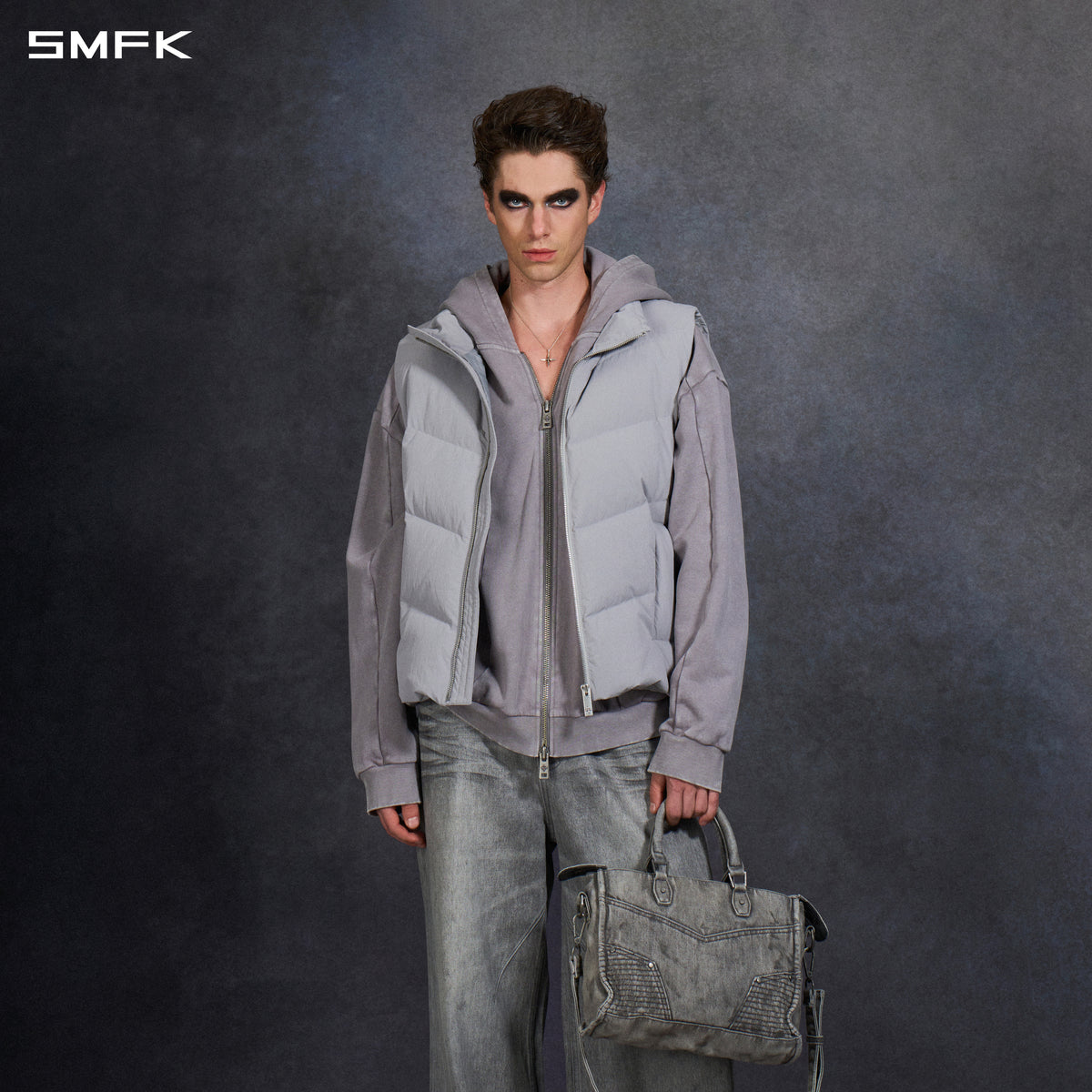 MIRAGE PSYCHIC FIT DOWN VEST/WHITE DUCK DOWN/U