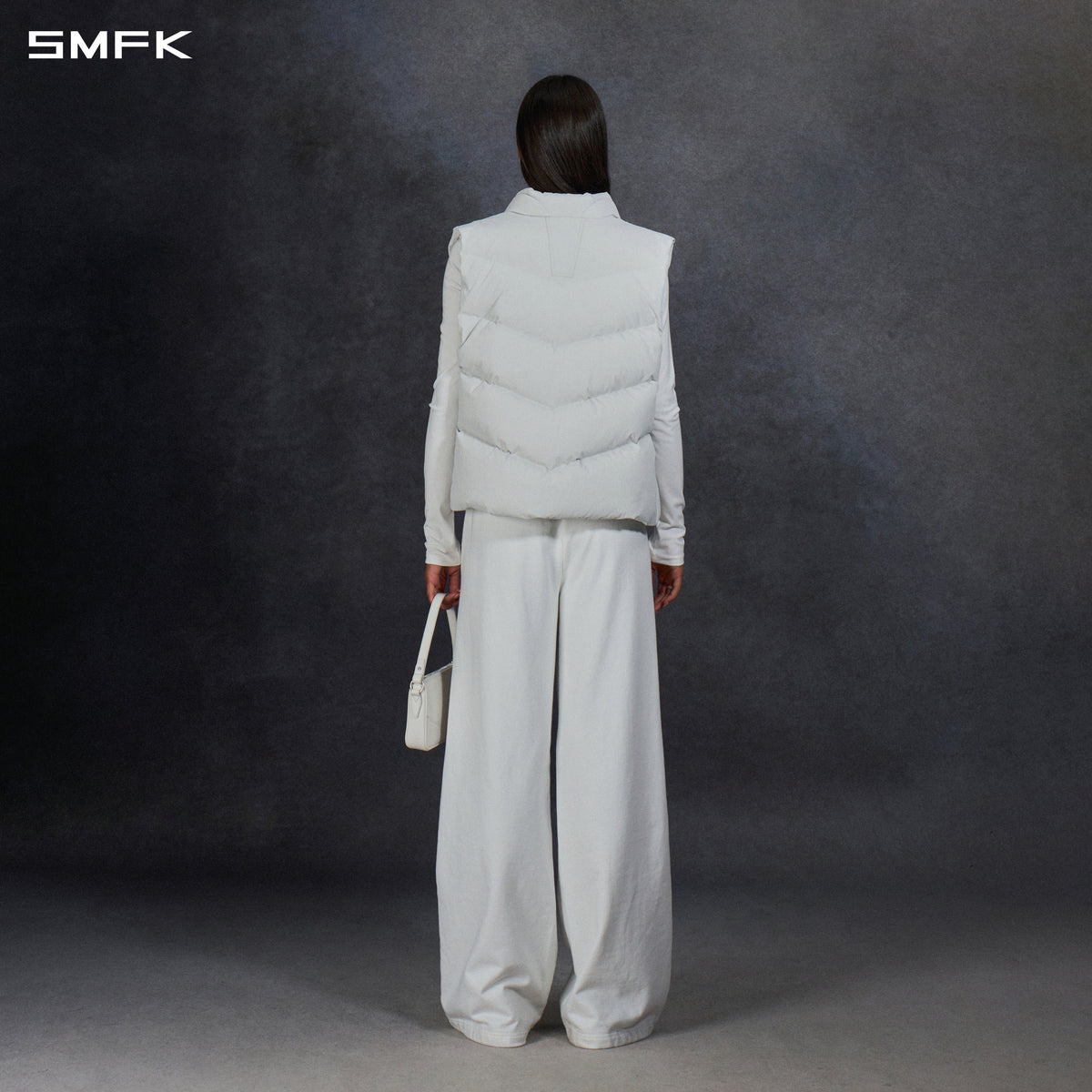 MIRAGE PSYCHIC FIT DOWN VEST/WHITE DUCK DOWN/U