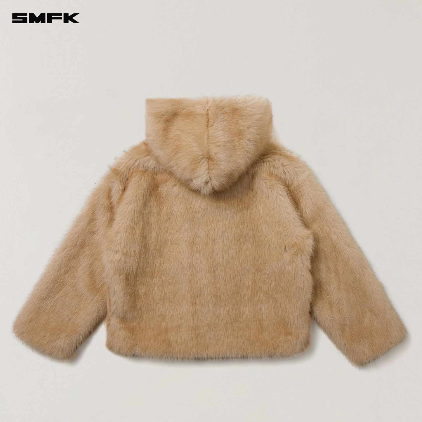COMPASS MODE WASTELAND FURRY LOOSE HOODIE/ SAND