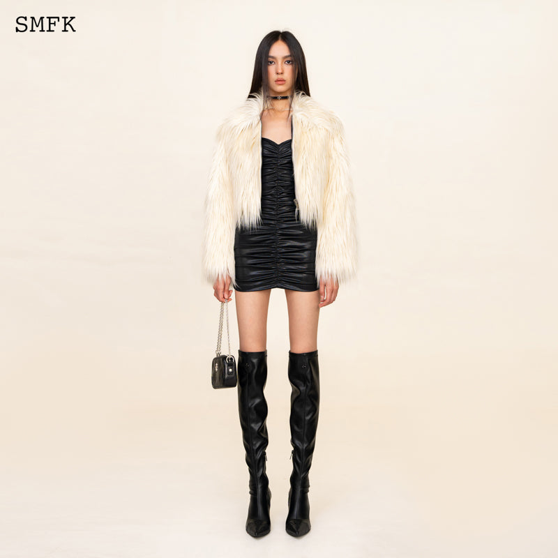 WILDWORLD FAUX FUR SHORT JACKET