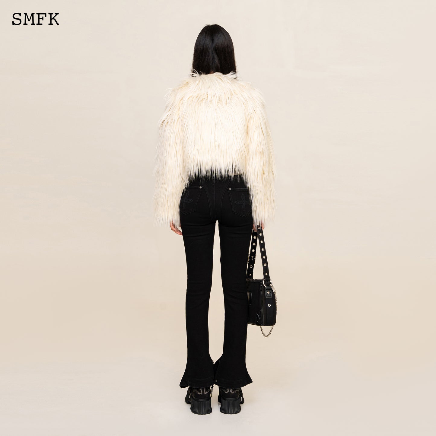 WILDWORLD FAUX FUR SHORT JACKET