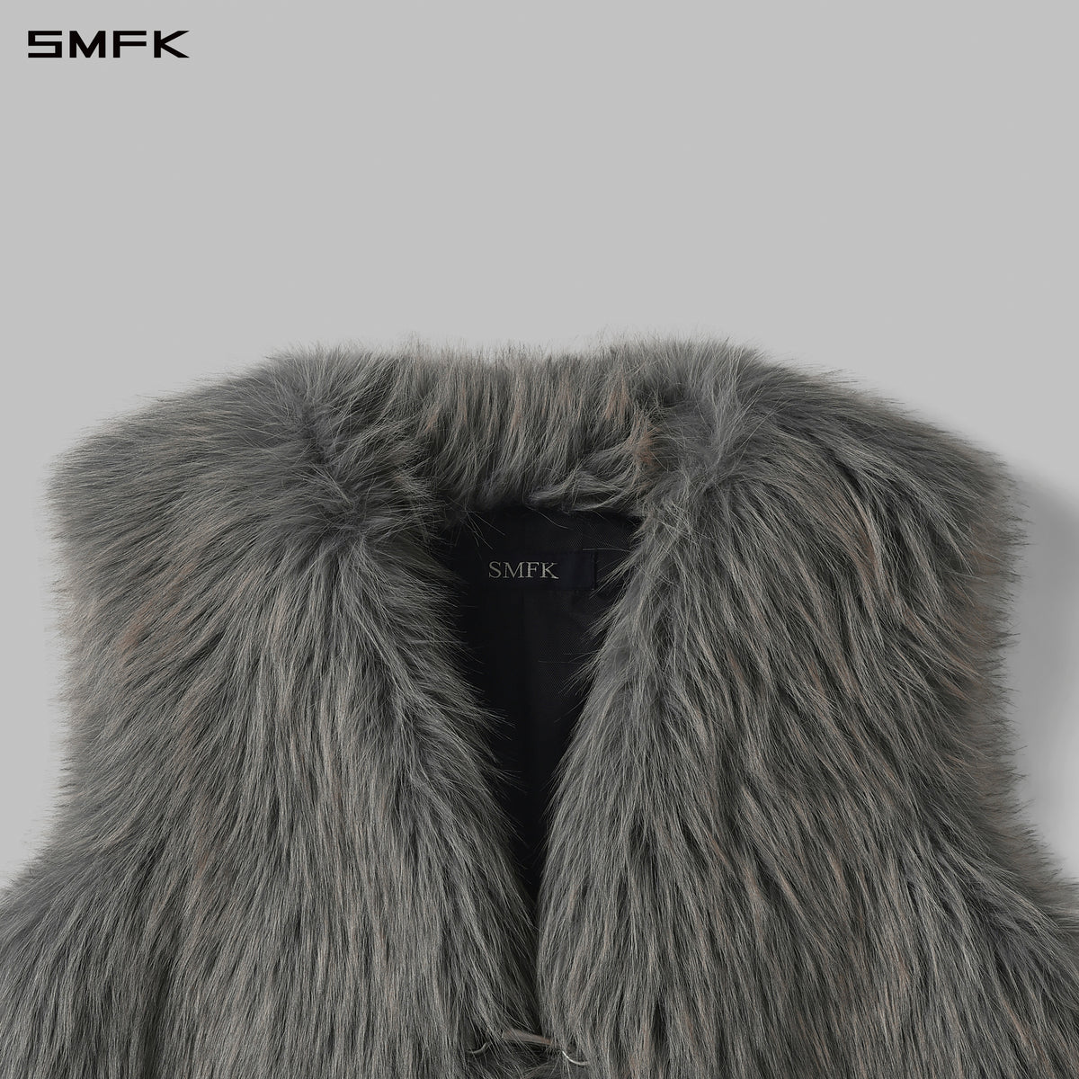 PERMANENT MUSE FAUX FUR VEST/POLYESTER/U