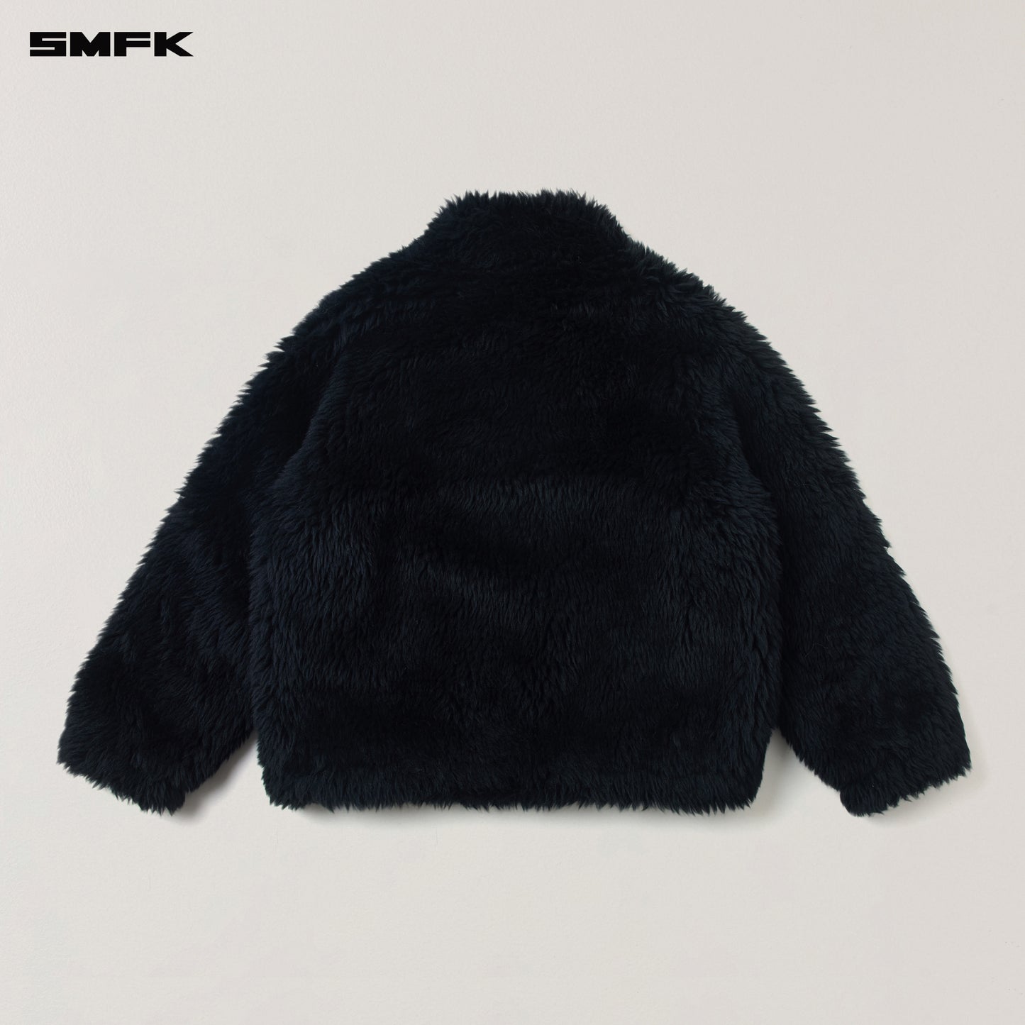 COMPASS MODE ROVE RAW WOOL LOOSE JACKET/ WILD BLACK