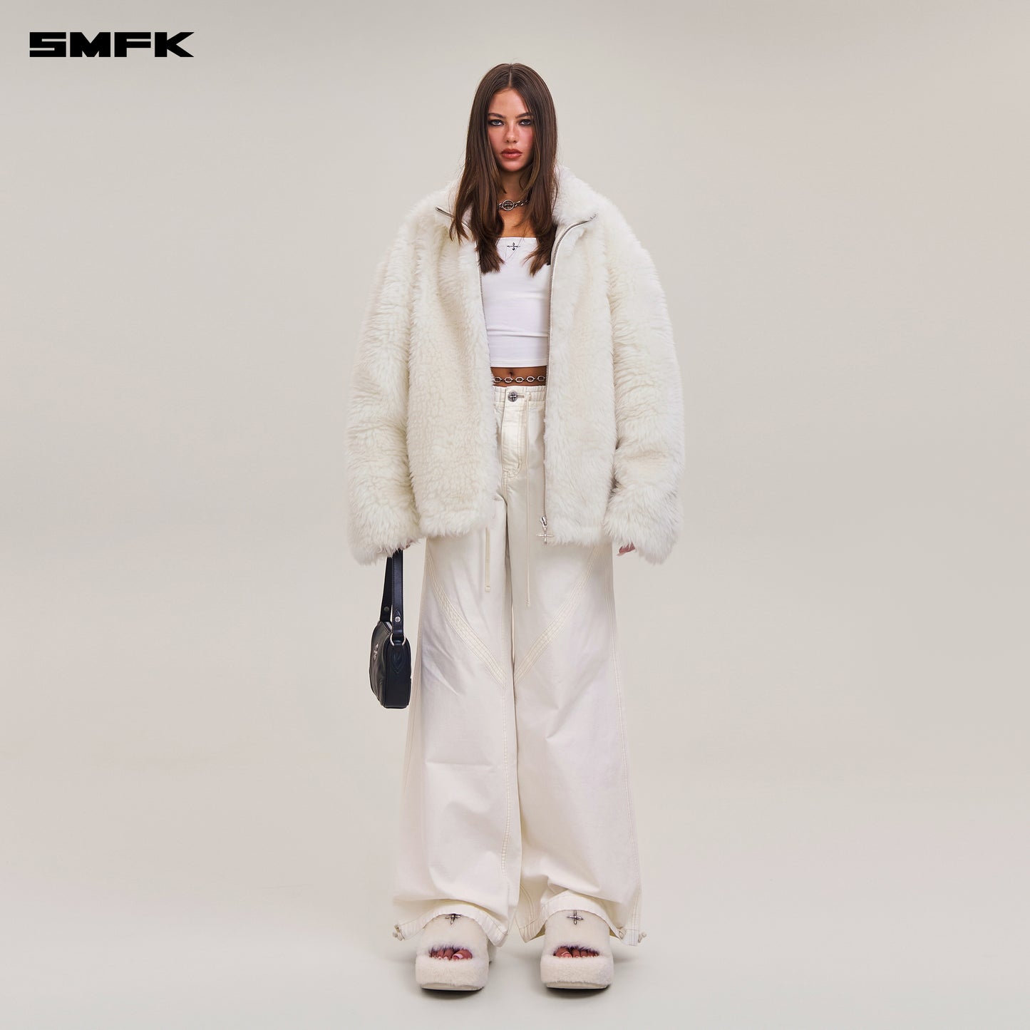 COMPASS MODE RAW WOOL SPORTS JACKET/ WOOL WHITE