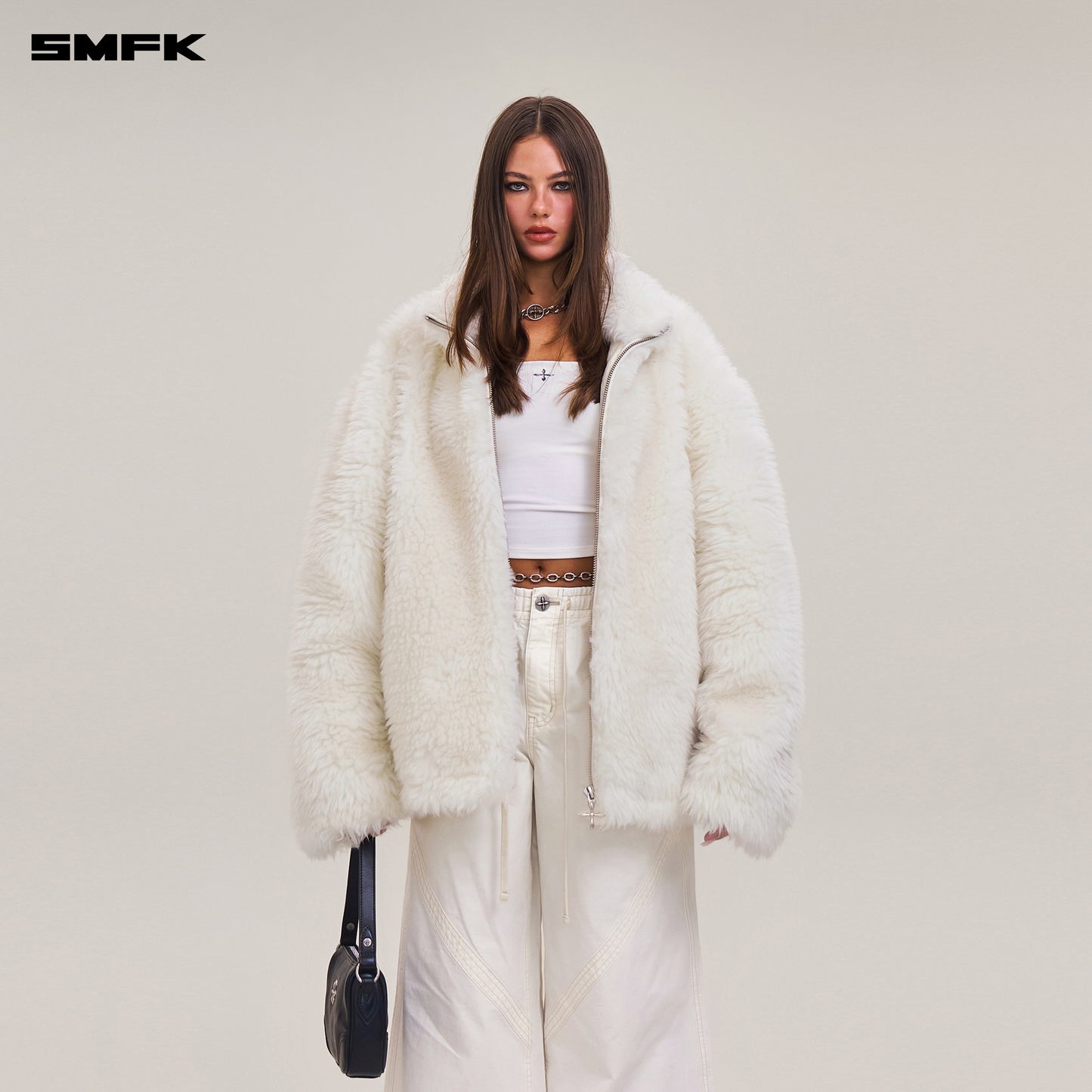 COMPASS MODE RAW WOOL SPORTS JACKET/ WOOL WHITE