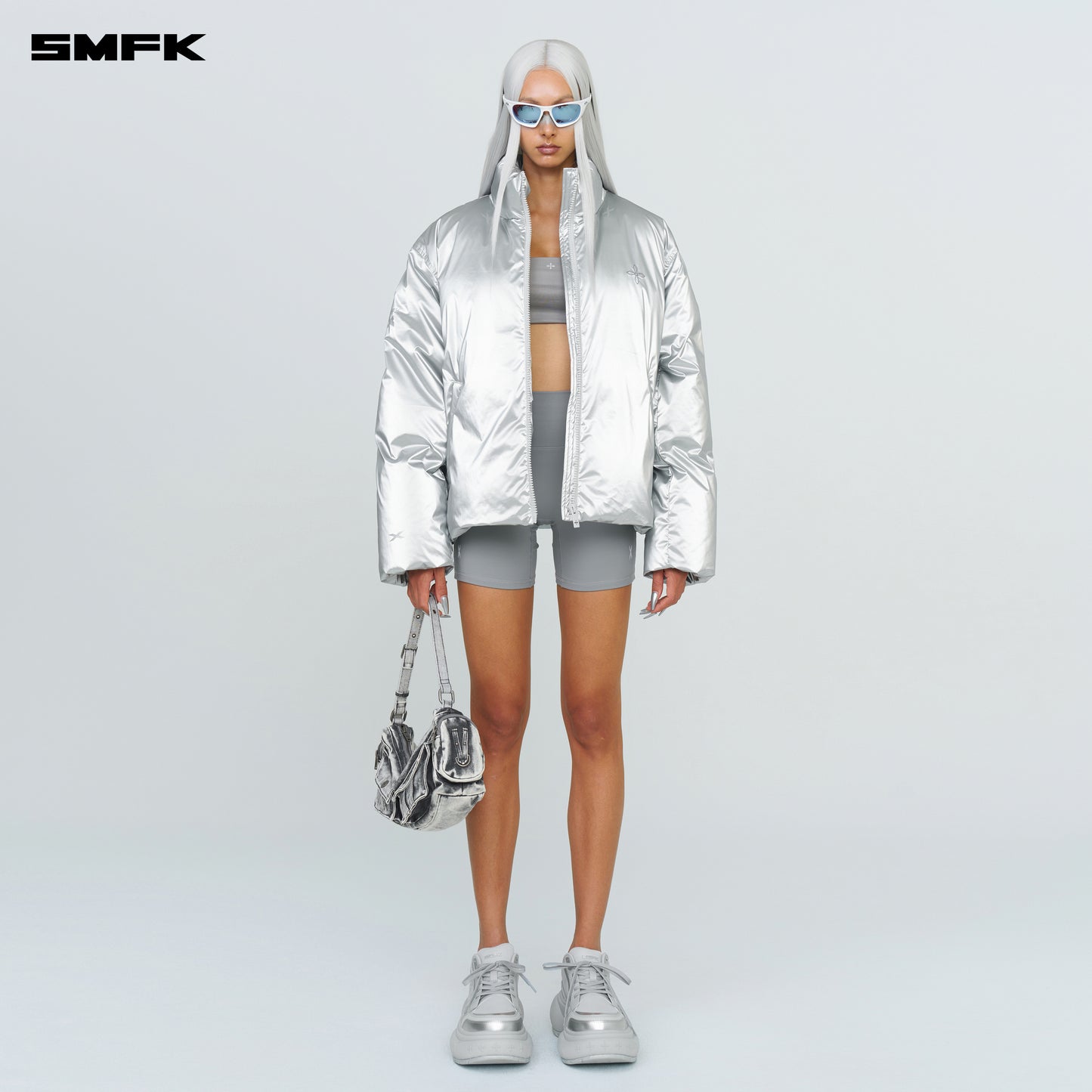 FUTURE X-Storm Extreme Hurricane Bubble Down Jacket Space Silver