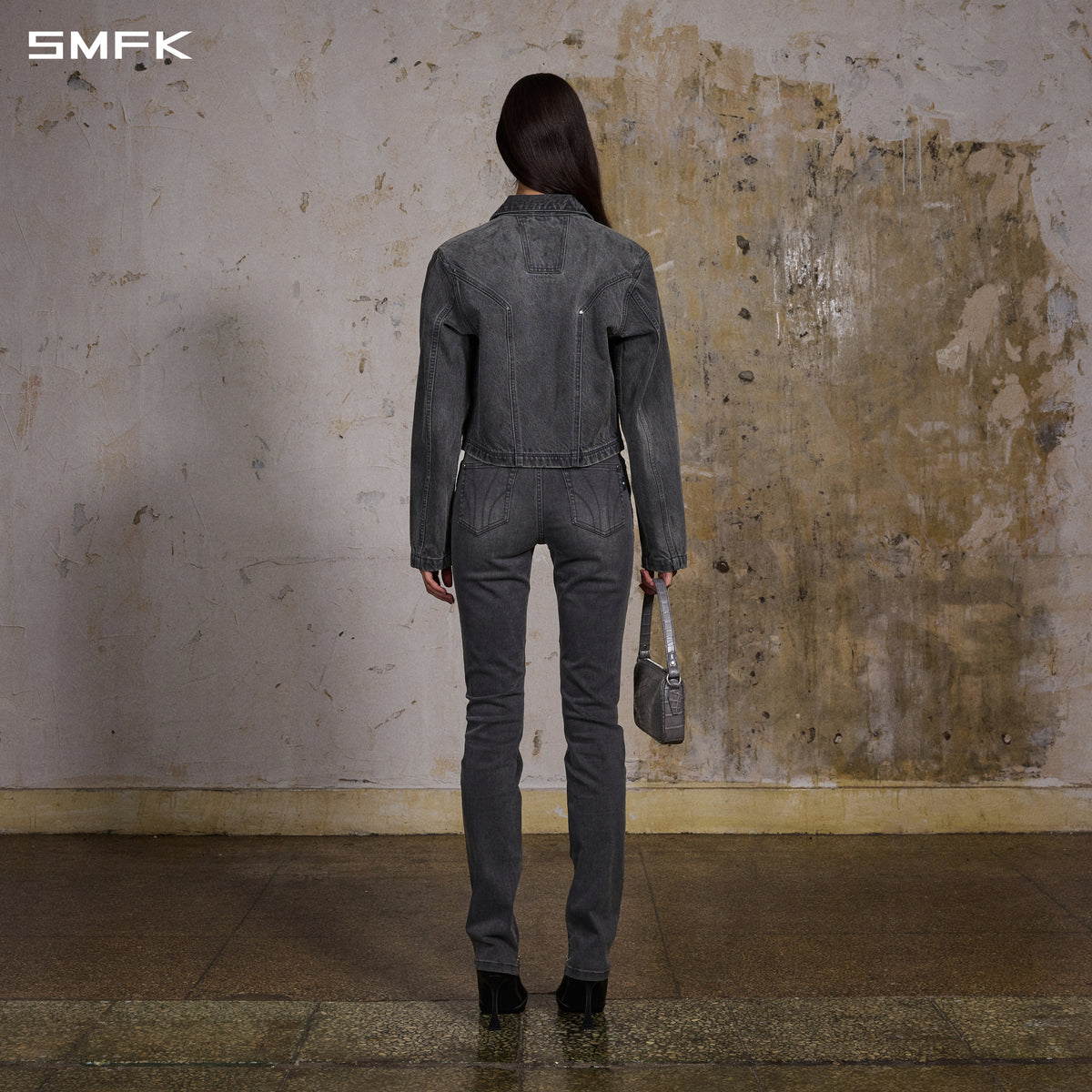 PERMANENT MODE SAMPLE DENIM JACKET/DENIM COTTON/W