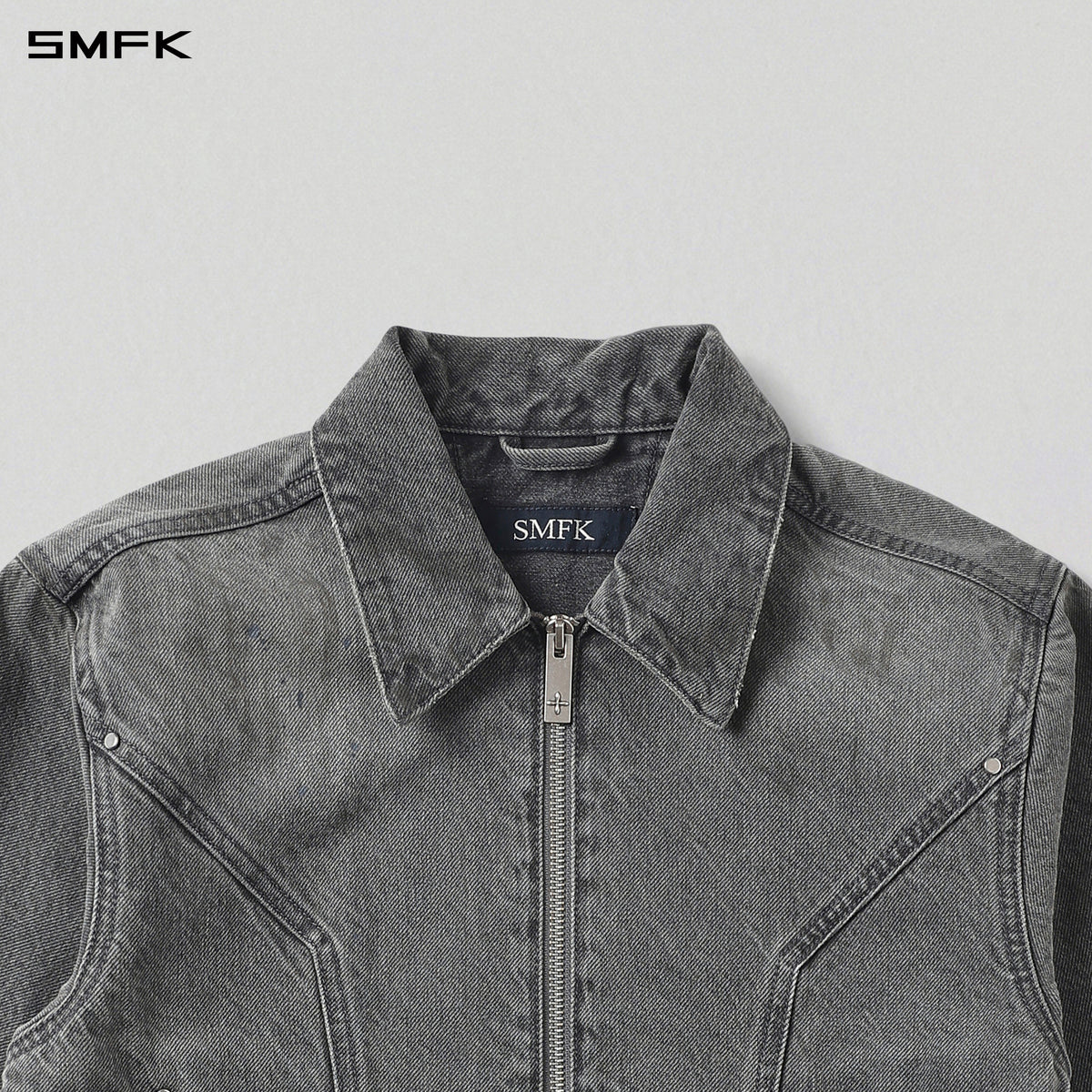 PERMANENT MODE SAMPLE DENIM JACKET/DENIM COTTON/W