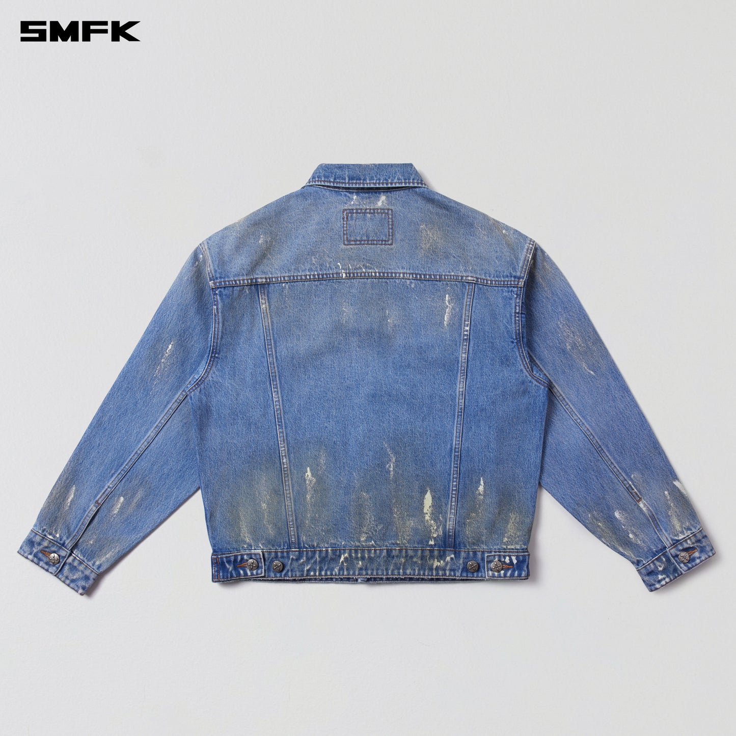 COMPASS MODE TIDE LOOSE DENIM JACKET/ MARINE BLUE