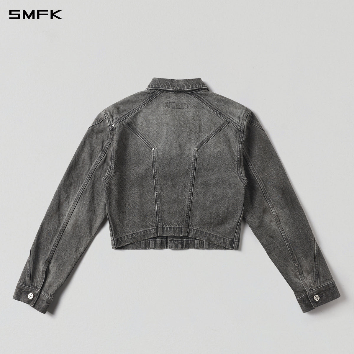 MIRAGE SHORT DENIM JACKET/COTTON