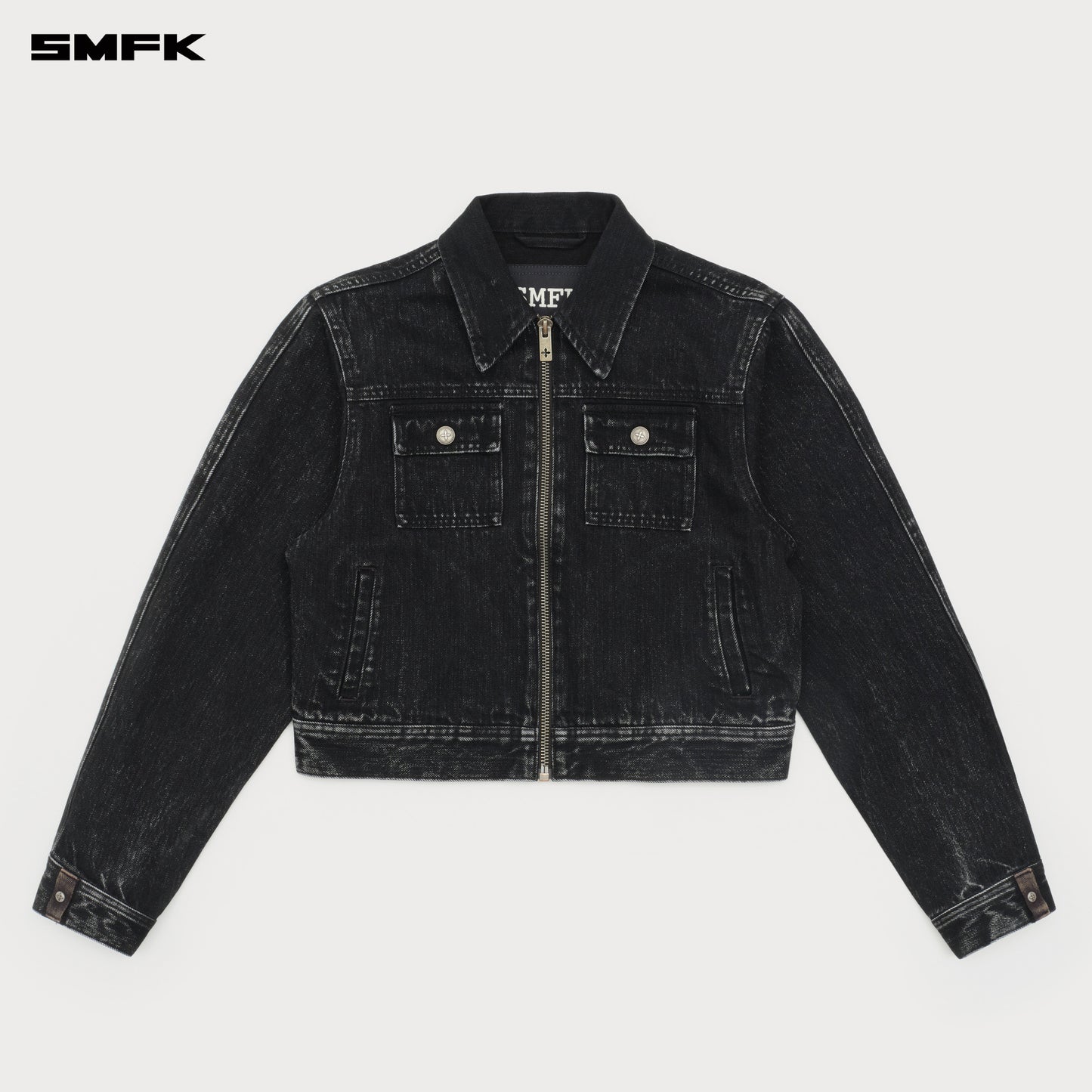 Compass Cross Classic Knight Jacket Black Denim