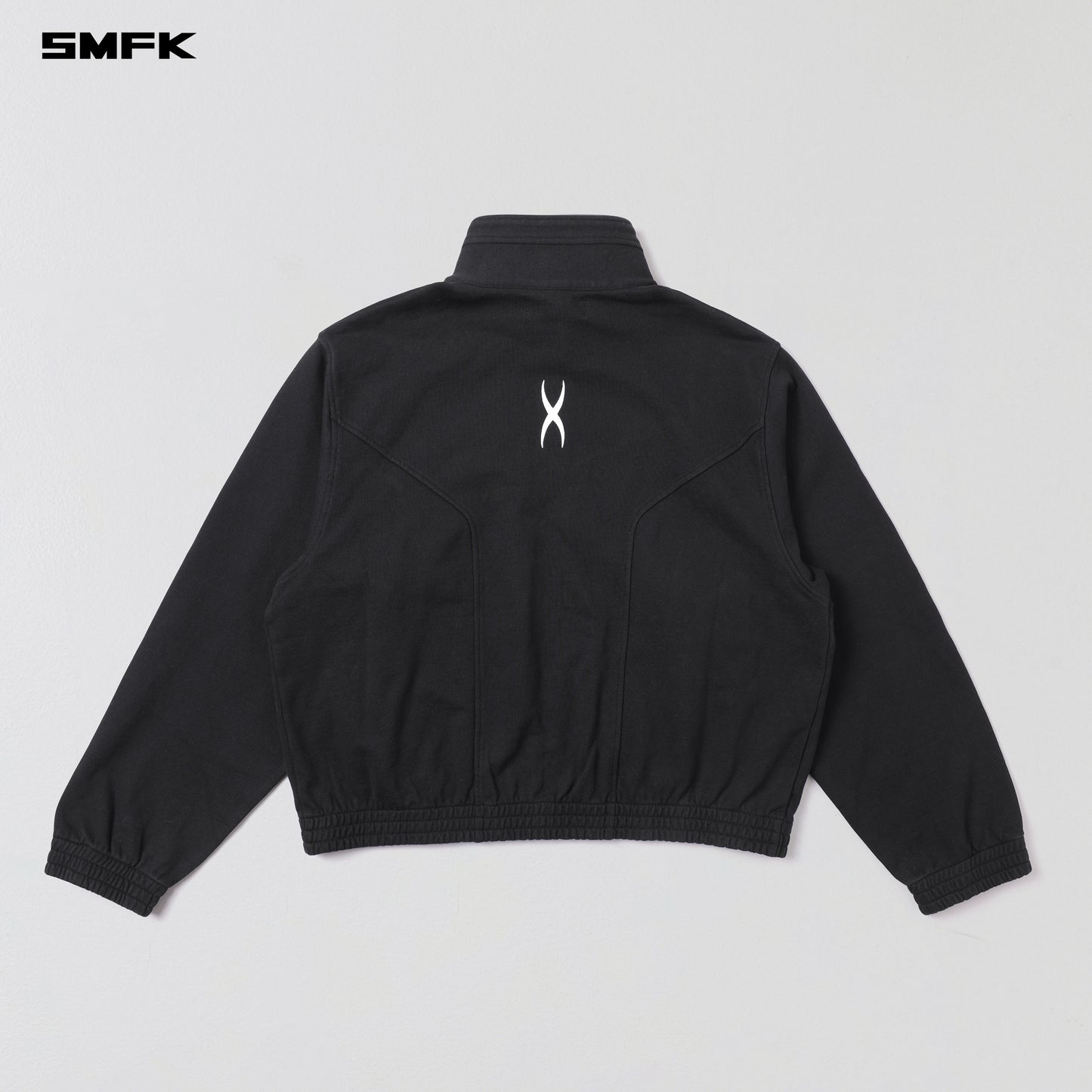 MYTH PSYCHIC LOOSE JACKET/COTTON+WOOL-WILD BLACK