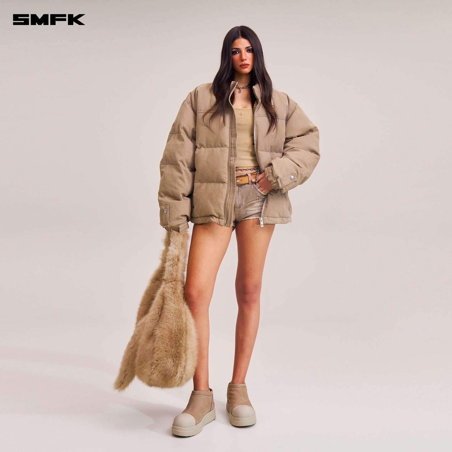 COMPASS MODE WASTELAND HUNTING WADDED JACKET/ SAND