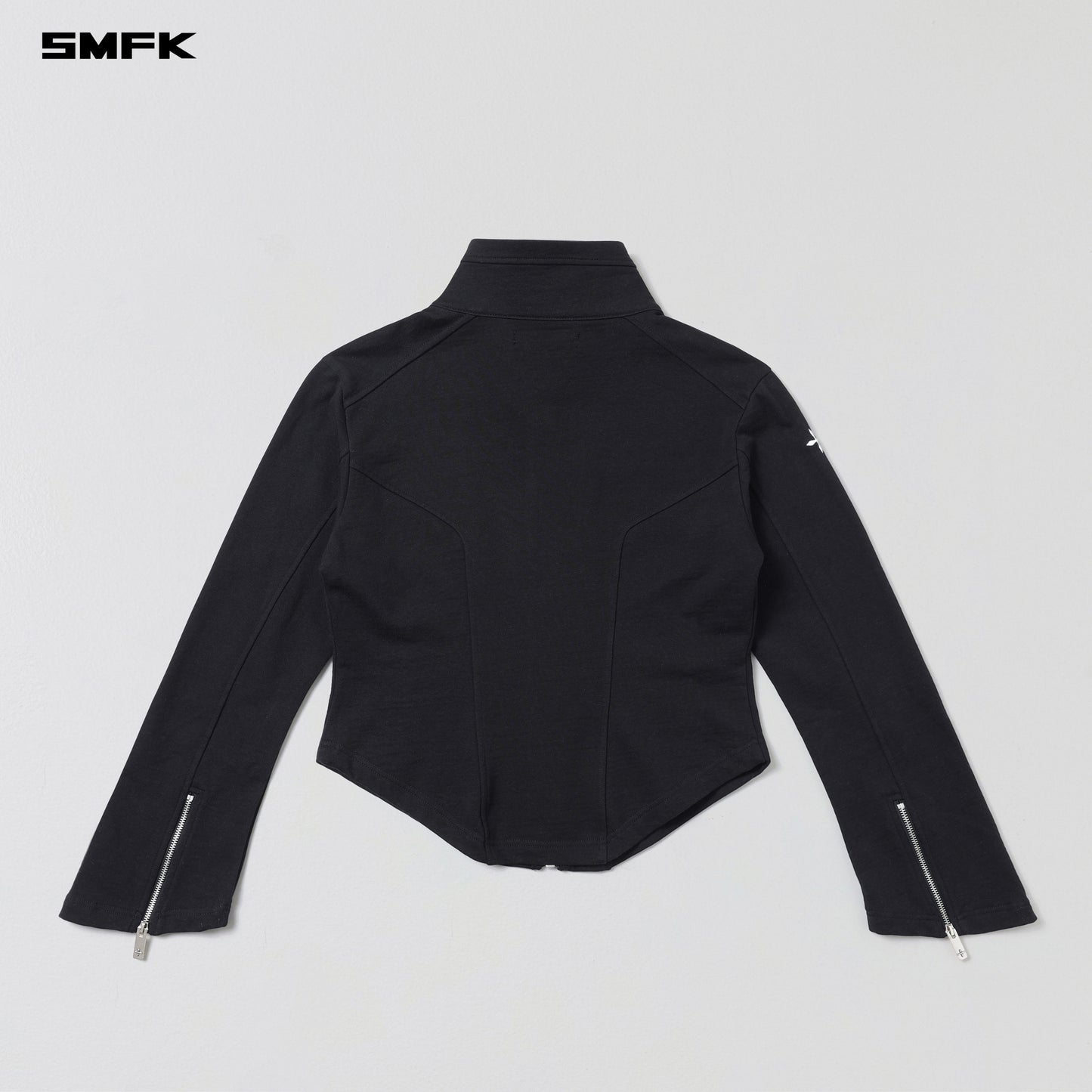 MYTH SLIENT JACKET /COTTON+WOOL+SILK - WILD BLACK