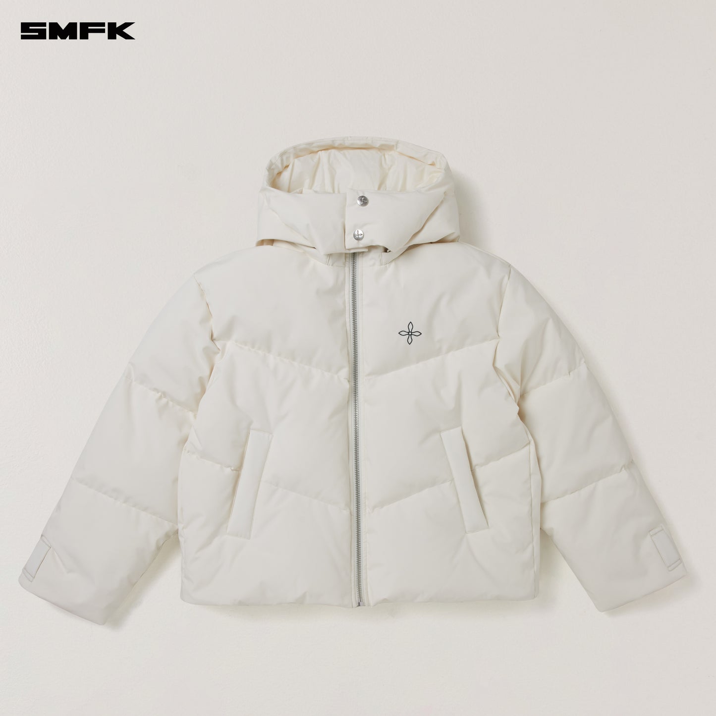 COMPASS MODE WASTELAND HUNTING DOWN JACKET/LOOSE/ SNOW MOUNTAIN WHITE