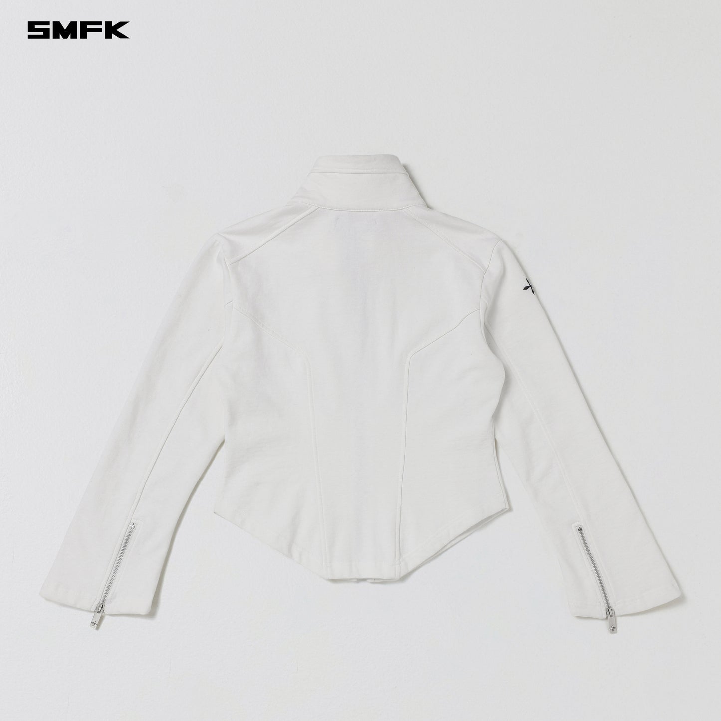 MYTH SLIENT JACKET /COTTON+WOOL+SILK-CLOUD WHITE