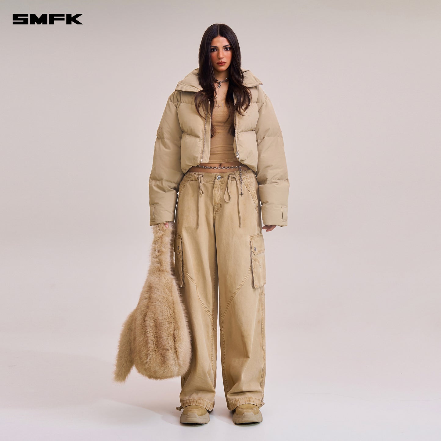 COMPASS MODE WASTELAND HUNTING DOWN JACKET/SHORT/FADE SAND