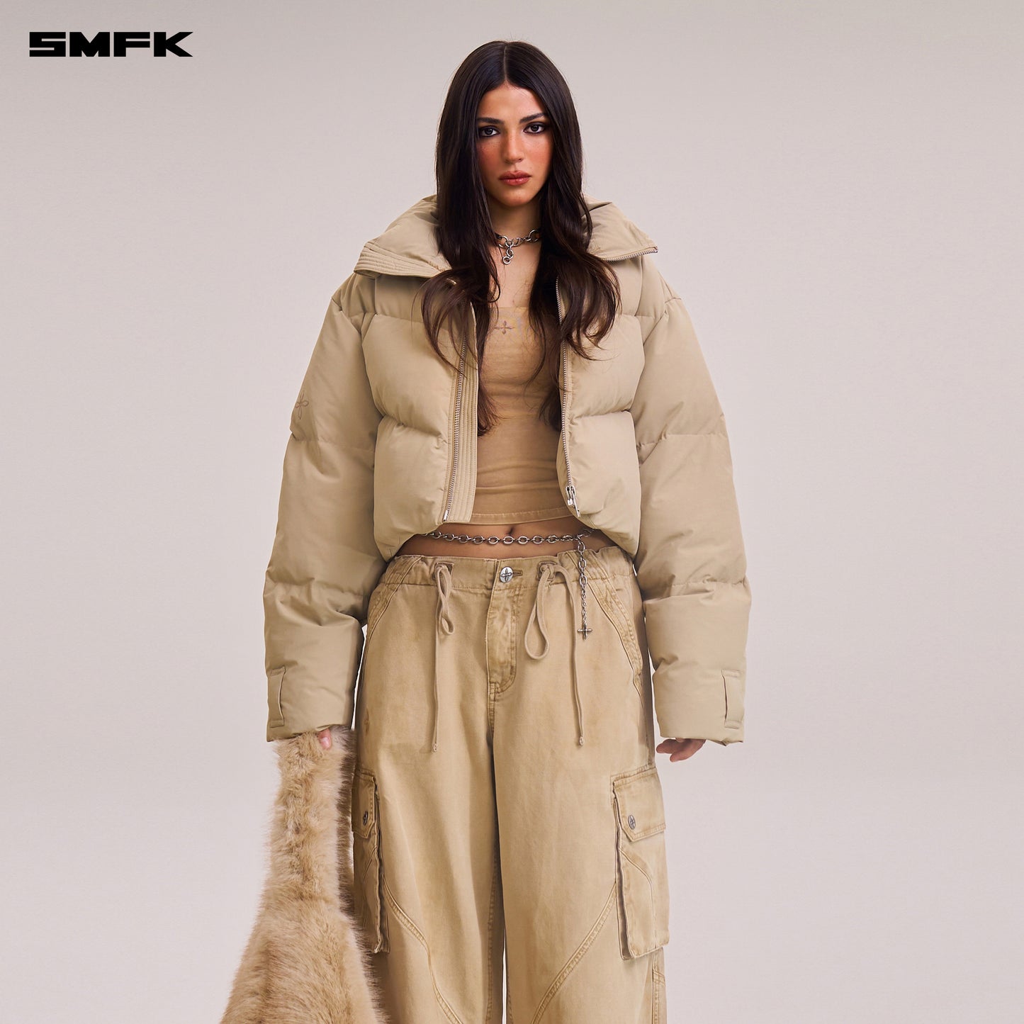 COMPASS MODE WASTELAND HUNTING DOWN JACKET/SHORT/FADE SAND
