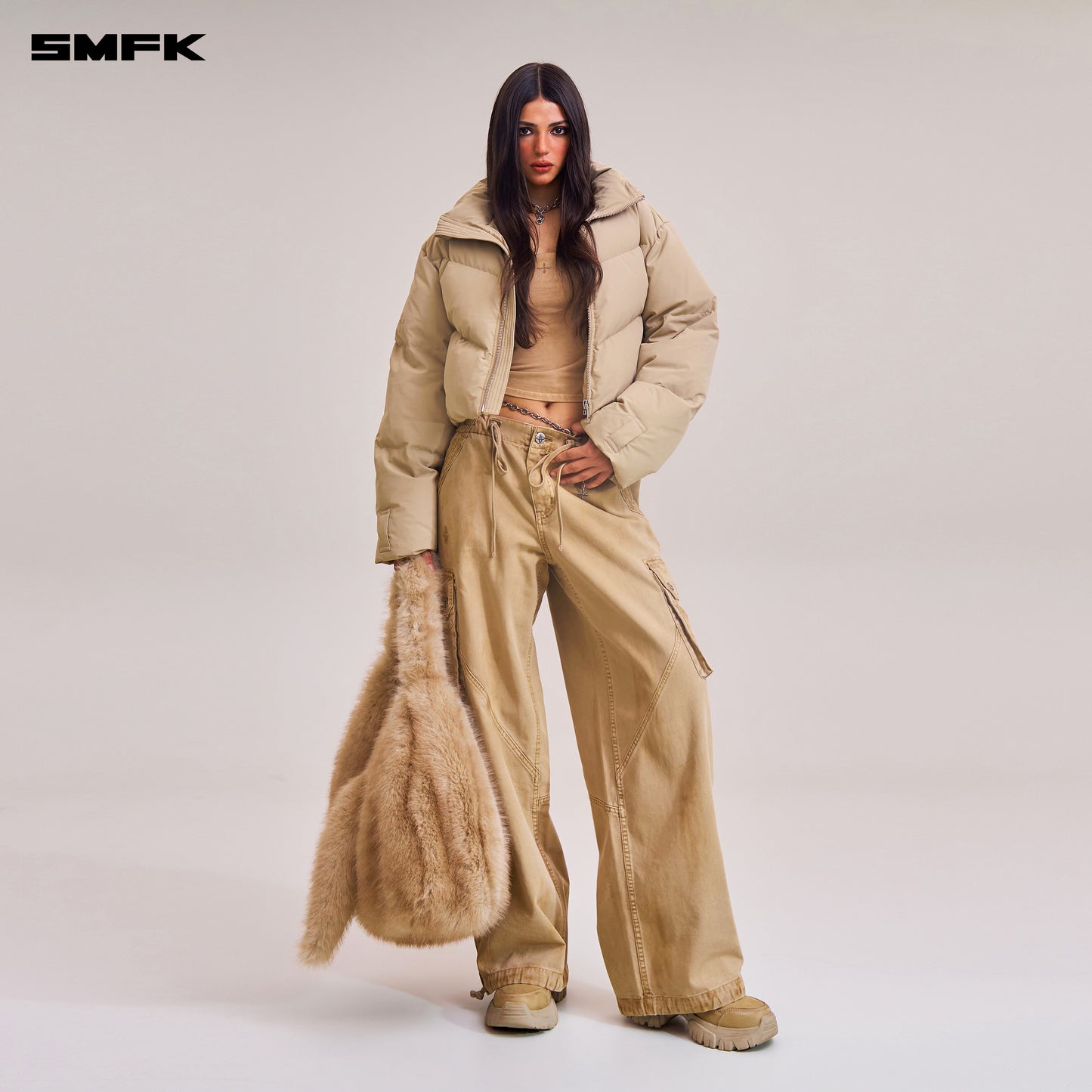 COMPASS MODE WASTELAND HUNTING DOWN JACKET/SHORT/FADE SAND