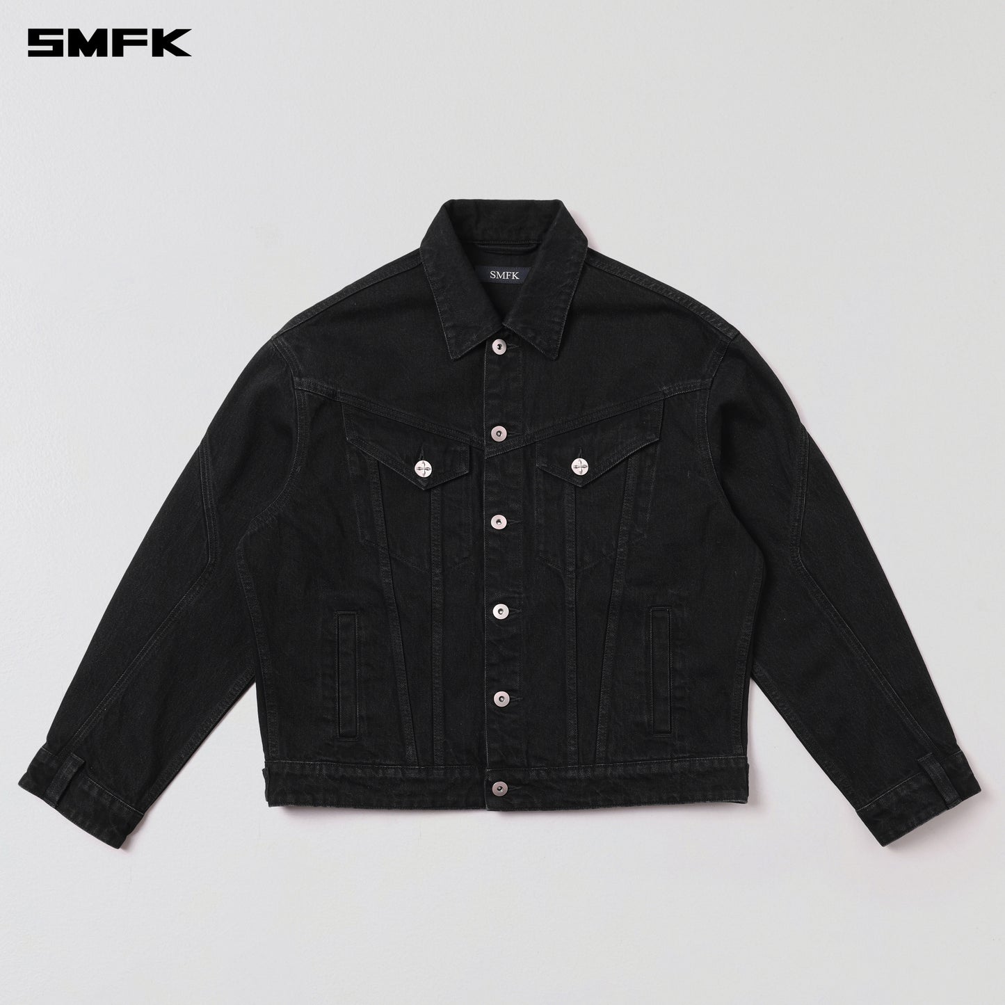 WILD MIRAGE LOOSE DENIM JACKET/COTTON
