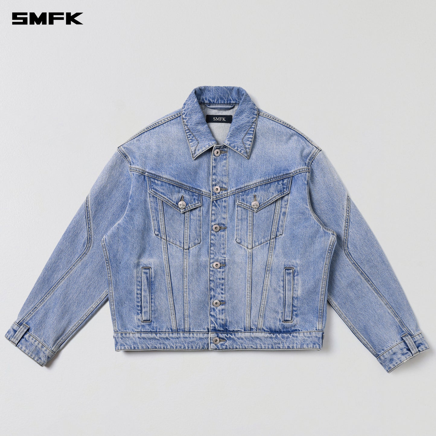 WILD MIRAGE LOOSE DENIM JACKET/COTTON