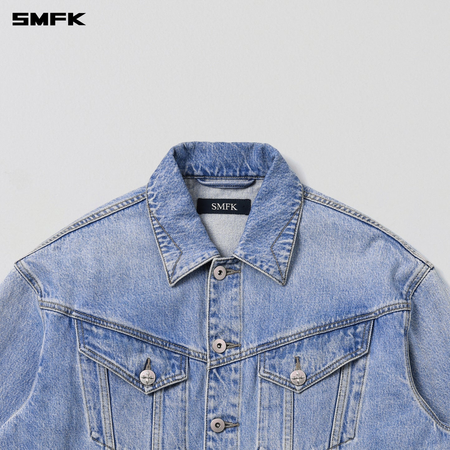 WILD MIRAGE LOOSE DENIM JACKET/COTTON