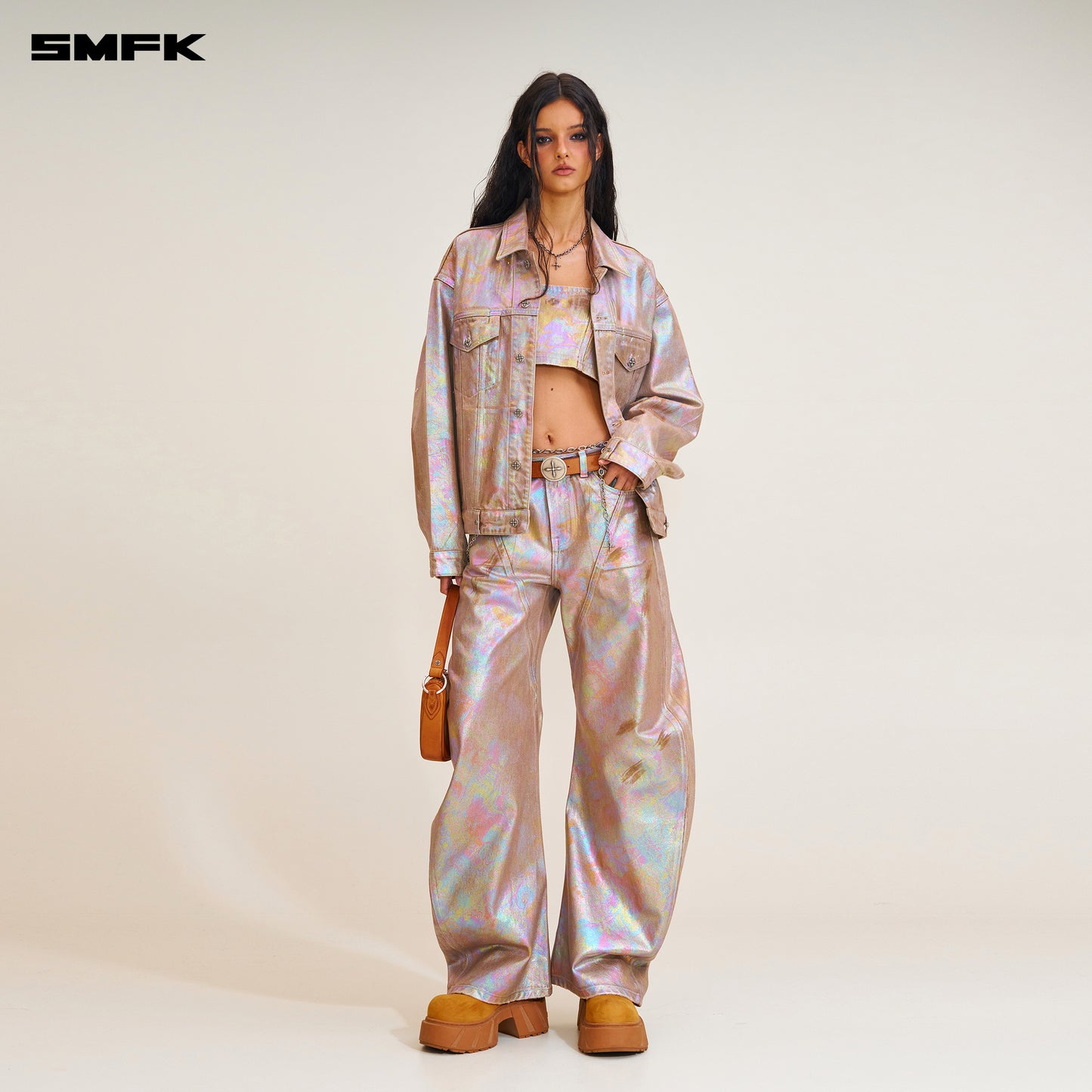 RAGE WILD FANTASY HUGE DENIM JACKET（HANDCRAFTED) / FANTASY LAND