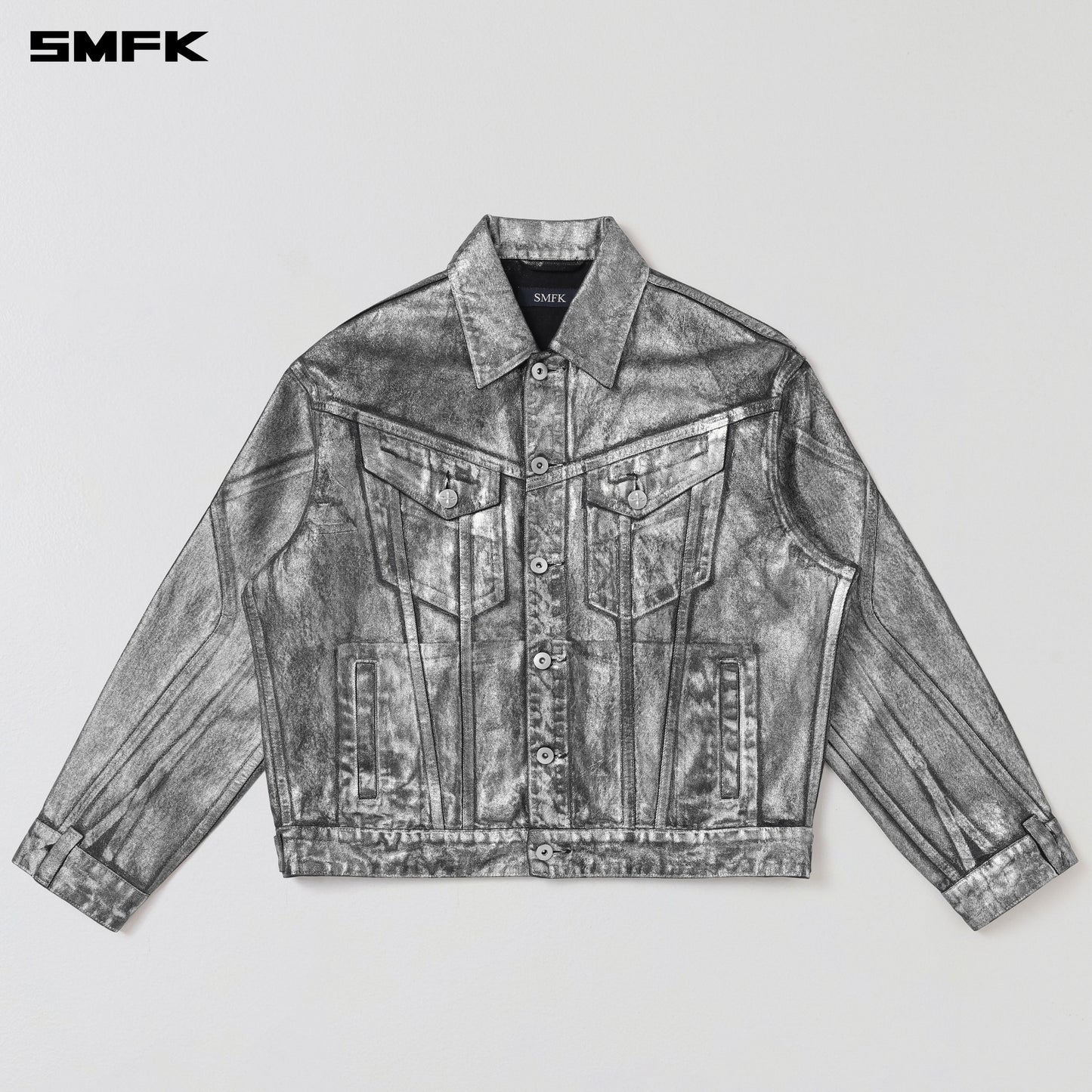 WILD MIRAGE LOOSE DENIM JACKET/COTTON