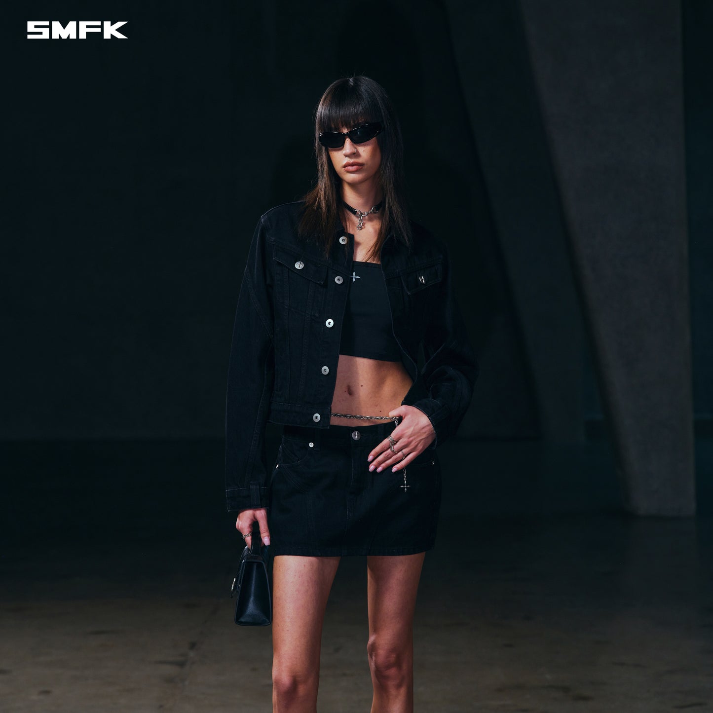 WILD MIRAGE SLIM DENIM JACKET/COTTON