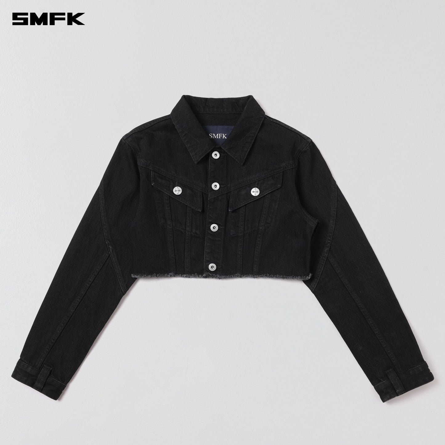 WILD MIRAGE HORT DENIM JACKET/COTTON