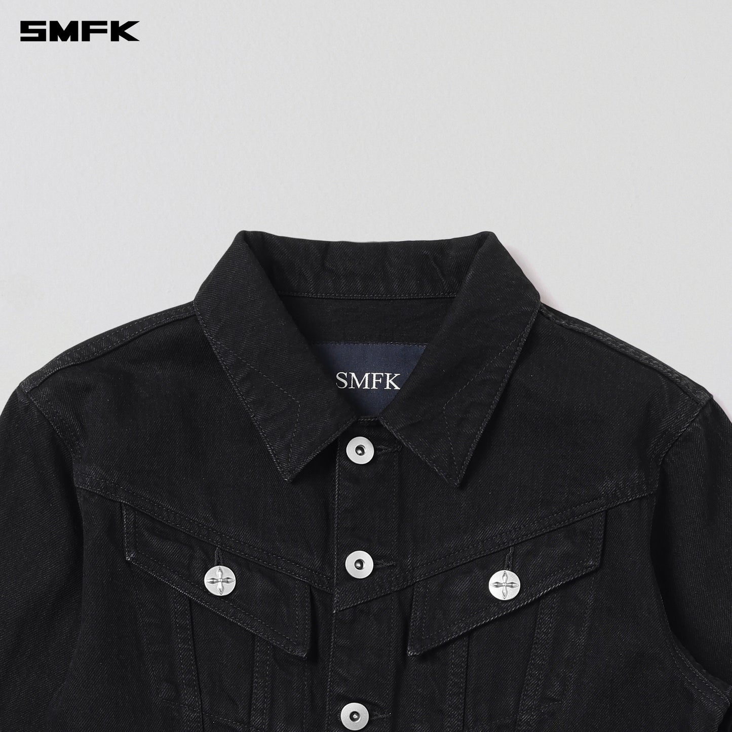 WILD MIRAGE HORT DENIM JACKET/COTTON