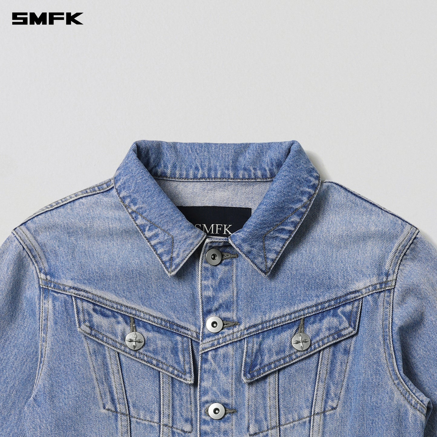 WILD MIRAGE HORT DENIM JACKET/COTTON