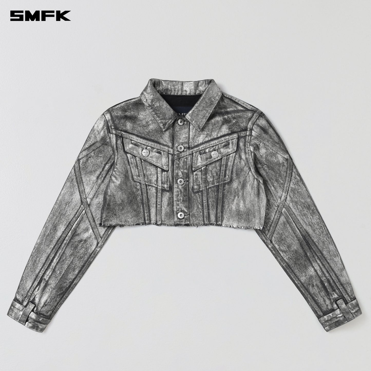 WILD MIRAGE HORT DENIM JACKET/COTTON