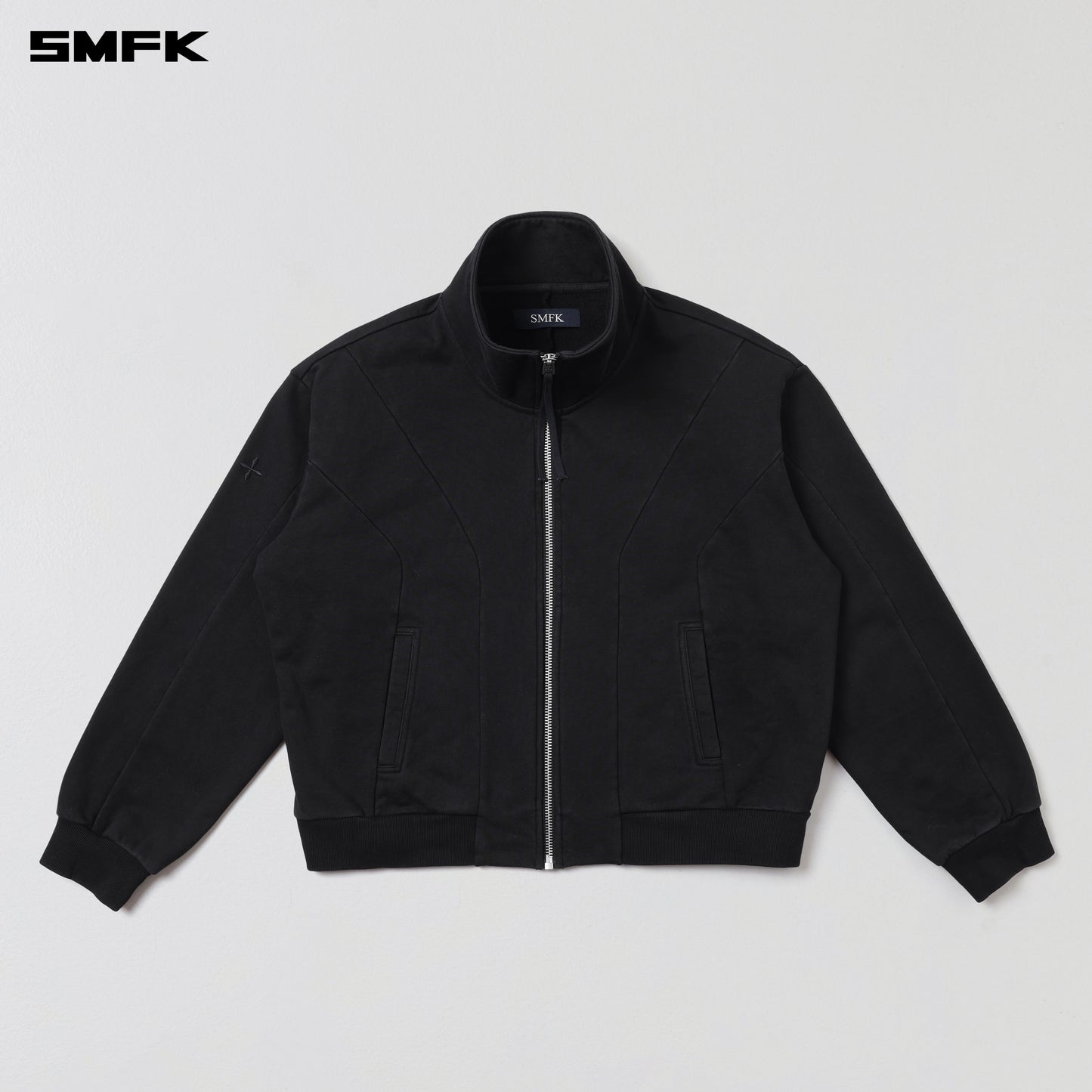 VINTAGE MUSE LOOSE ZIPPER SPORTS JACKET/COTTON