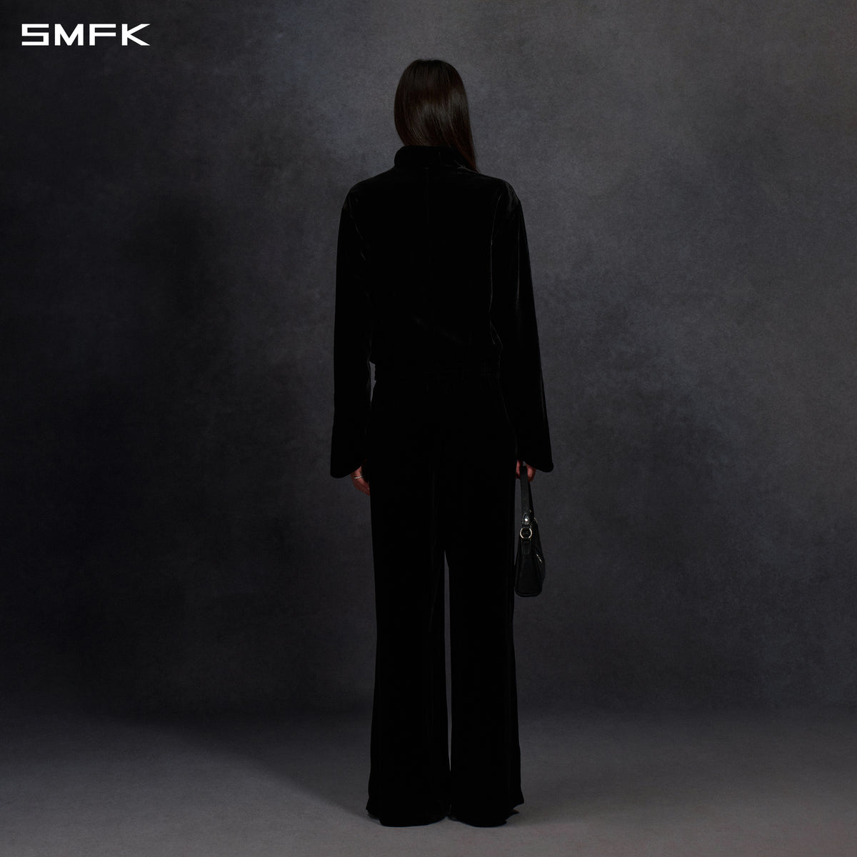 MYTH AEOLUS SYMMETRY VELVET TRAINING JACKET /SILK VELVET/U